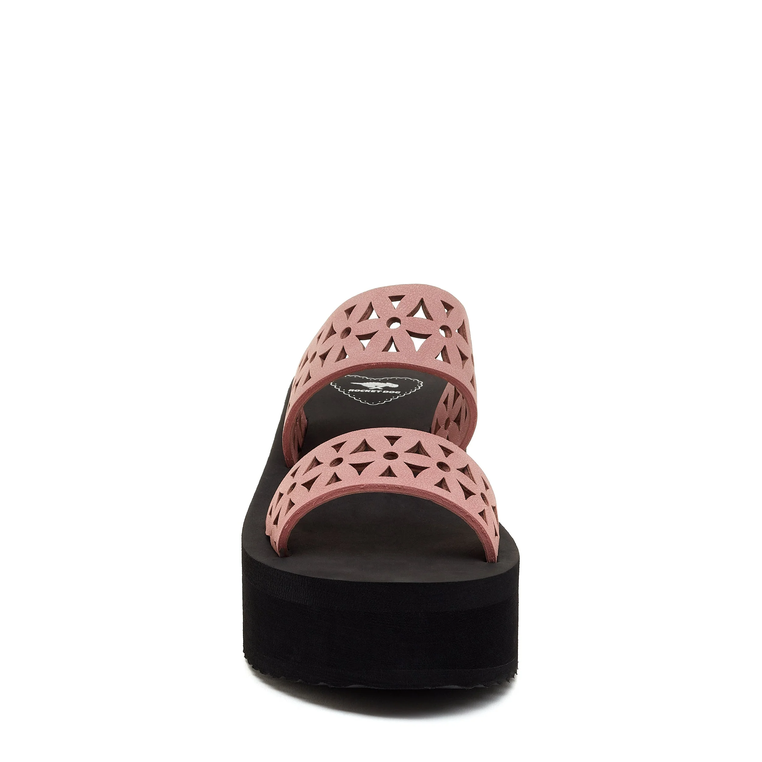Hippy Pink Cutout Wedge Sandal - Image 5