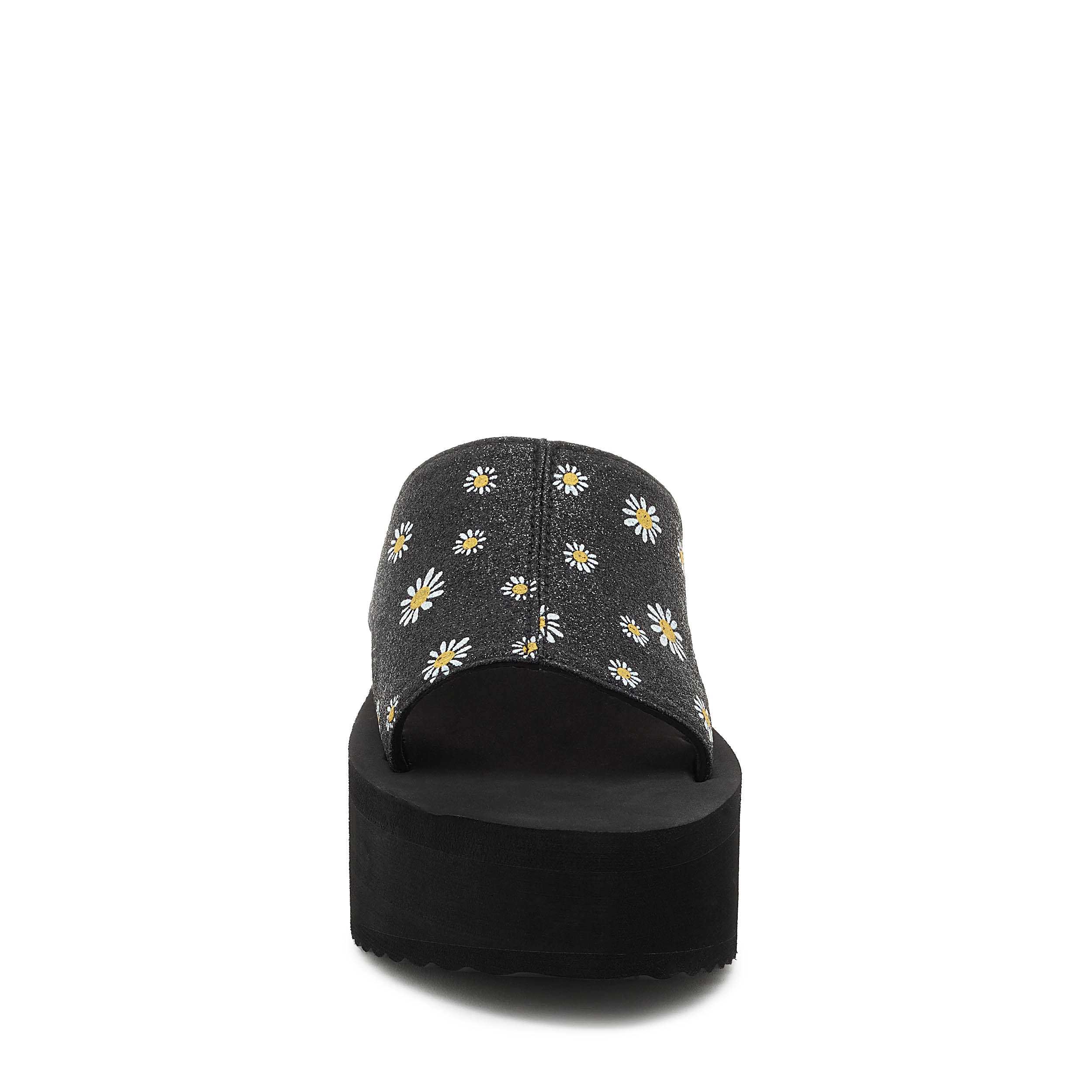 Honalo Black Daisy Platform Sandals - Image 5