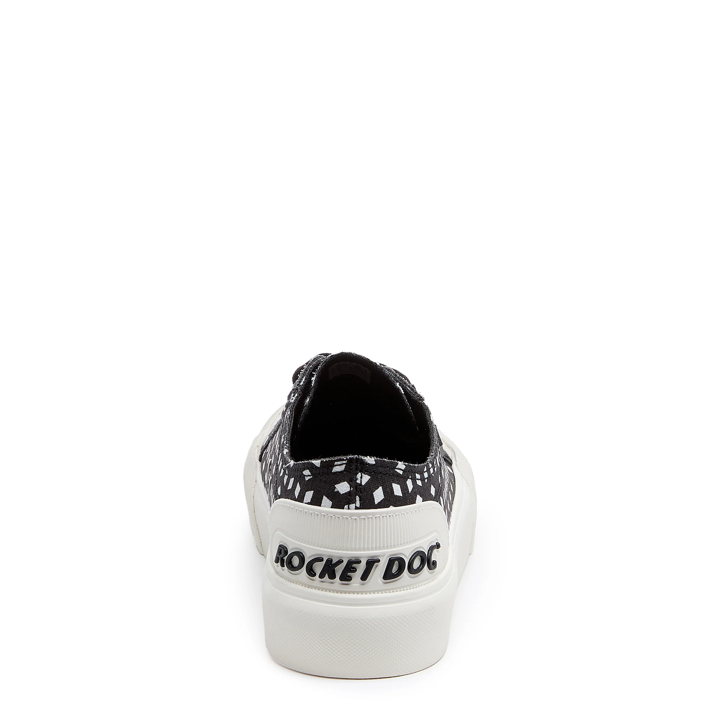 Jazzin Plus Black Geo Print Trainers - Image 4