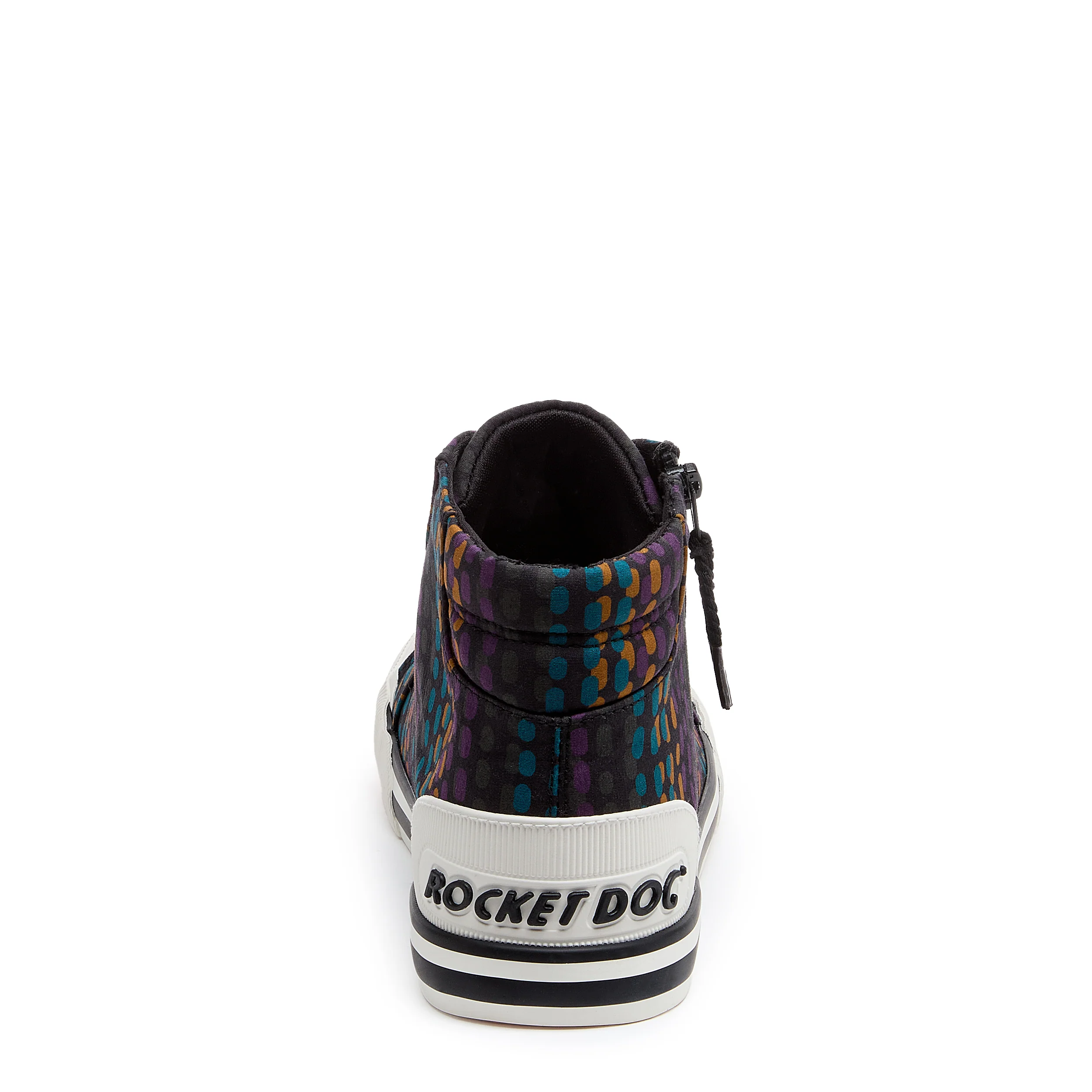 Jazzin Black Multi High-top Trainers - Image 4