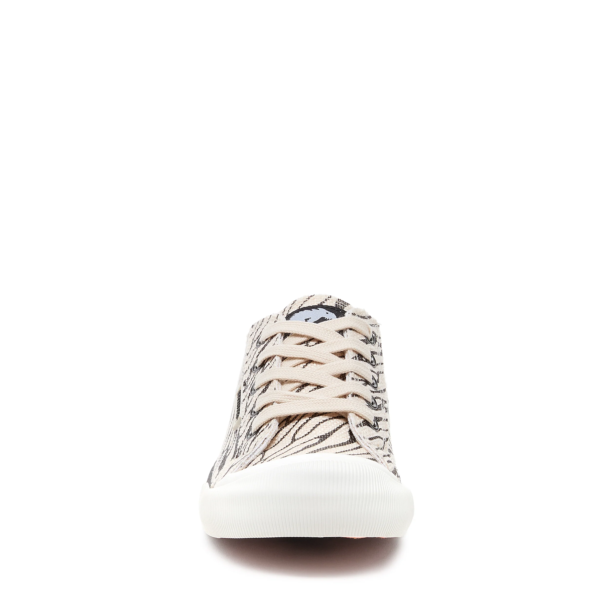 Jazzin Black/White Print Trainers - Image 5