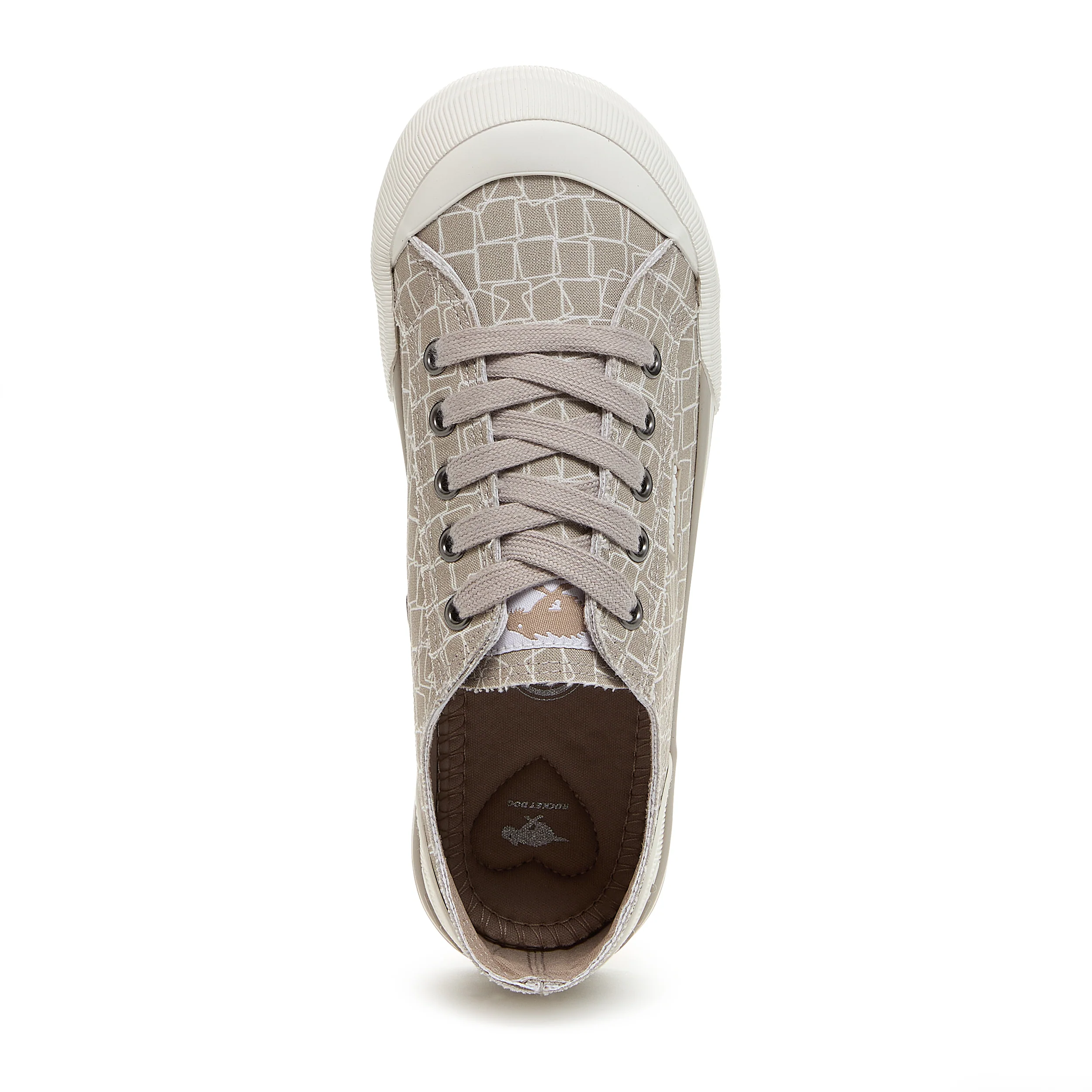 Jazzin Grey Geometric Trainers - Image 6