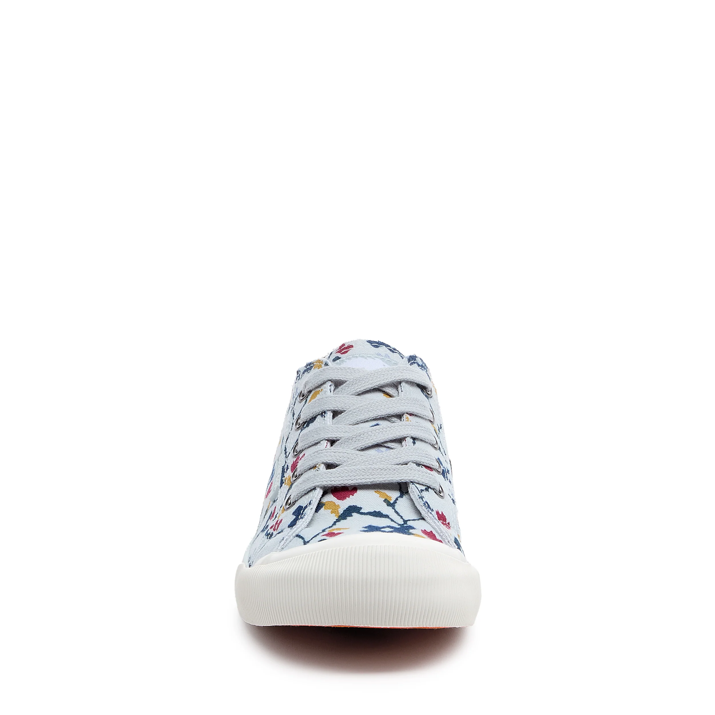 Jazzin Light Blue Floral Trainers - Image 5