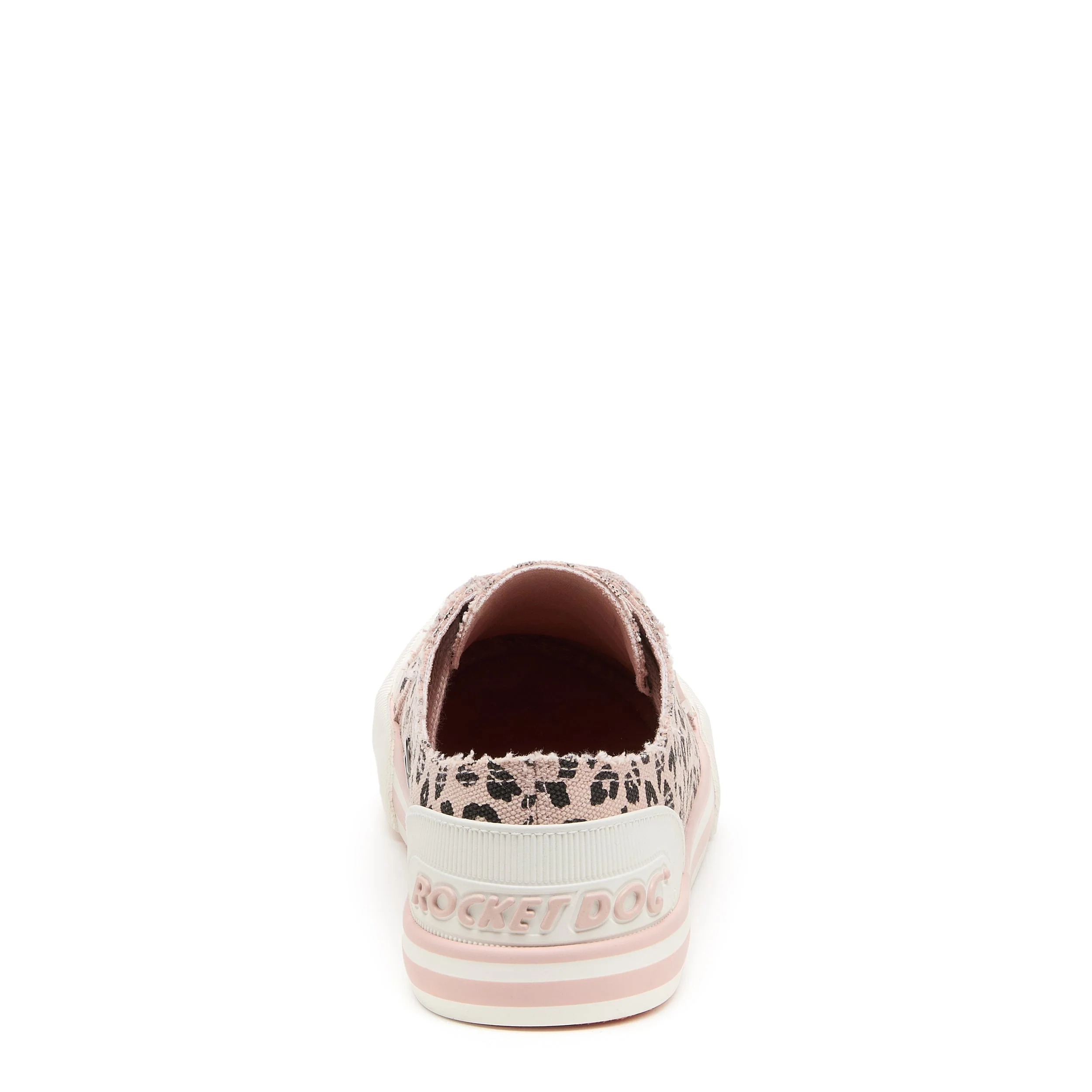 Jazzin Light Pink Leopard Print Trainers - Image 4