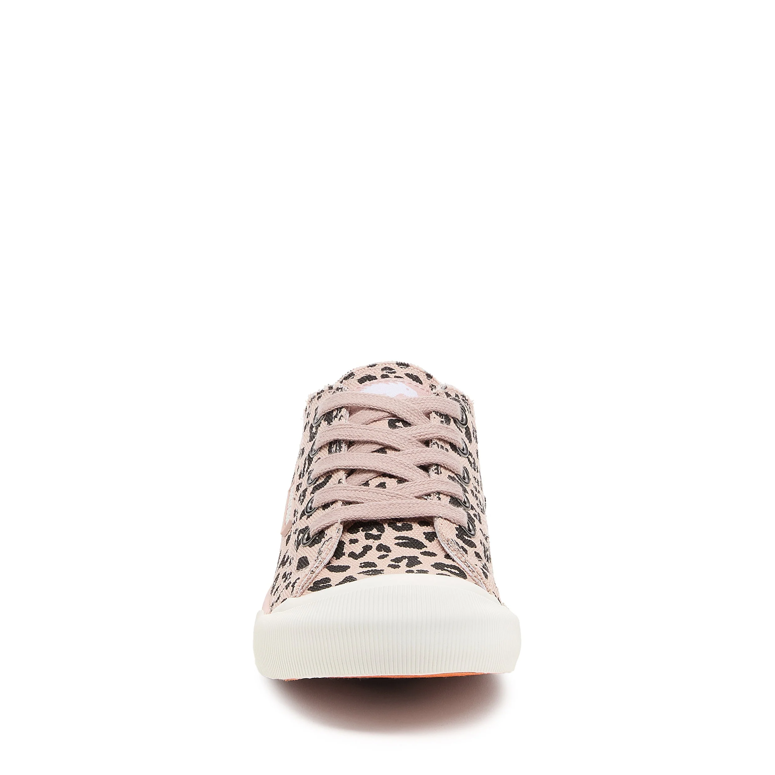 Jazzin Light Pink Leopard Print Trainers - Image 5