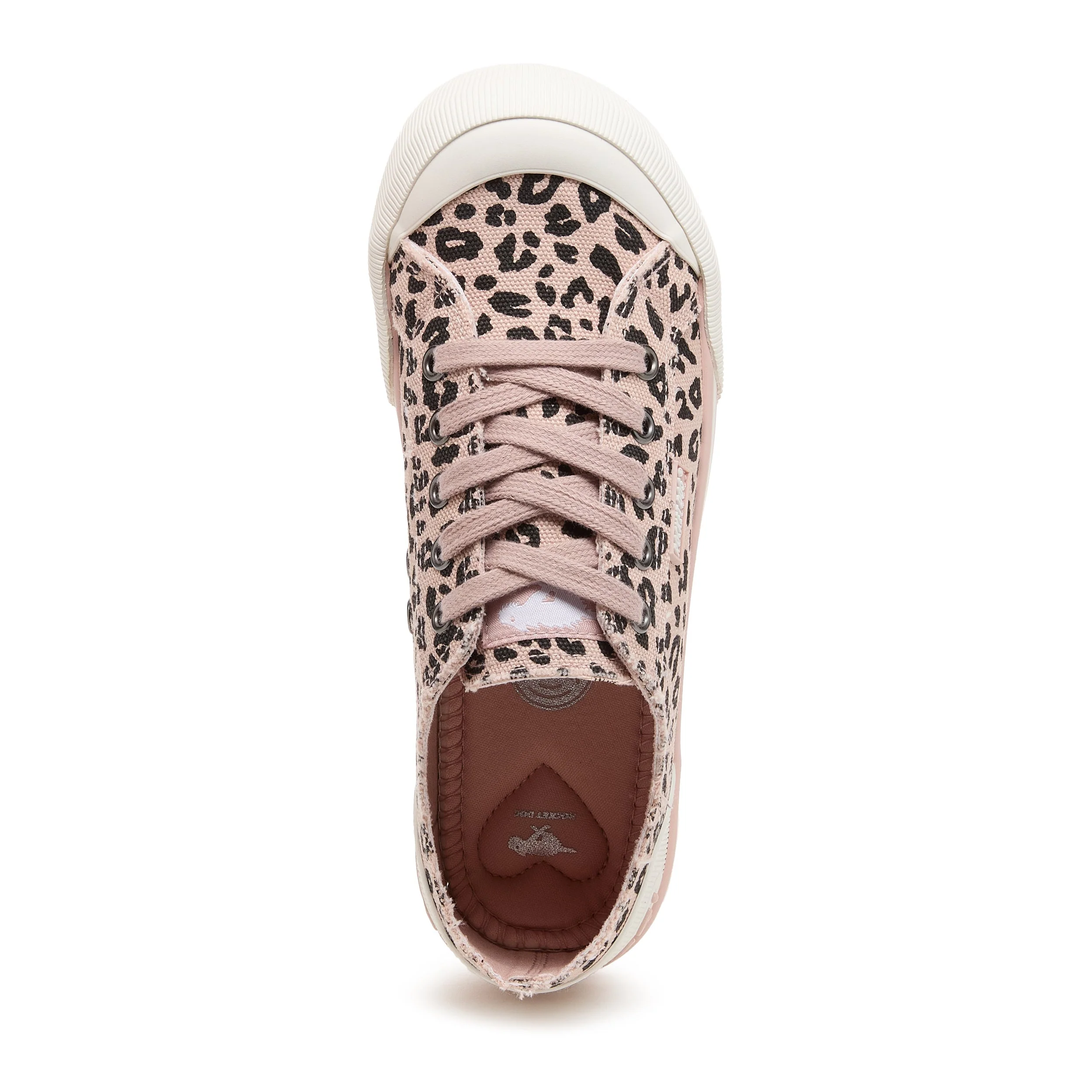 Jazzin Light Pink Leopard Print Trainers - Image 6