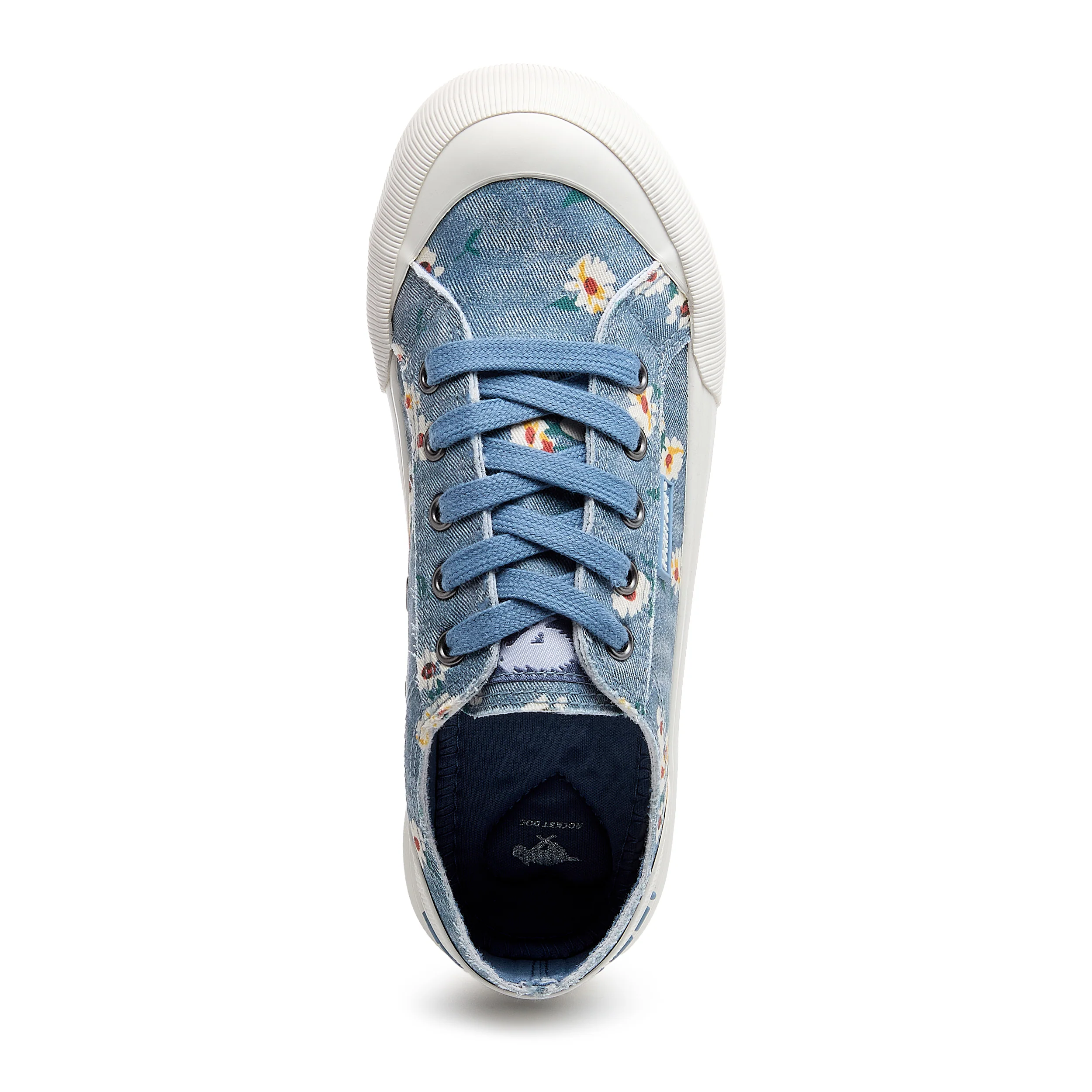 Jazzin Plus Blue Floral Trainers - Image 6