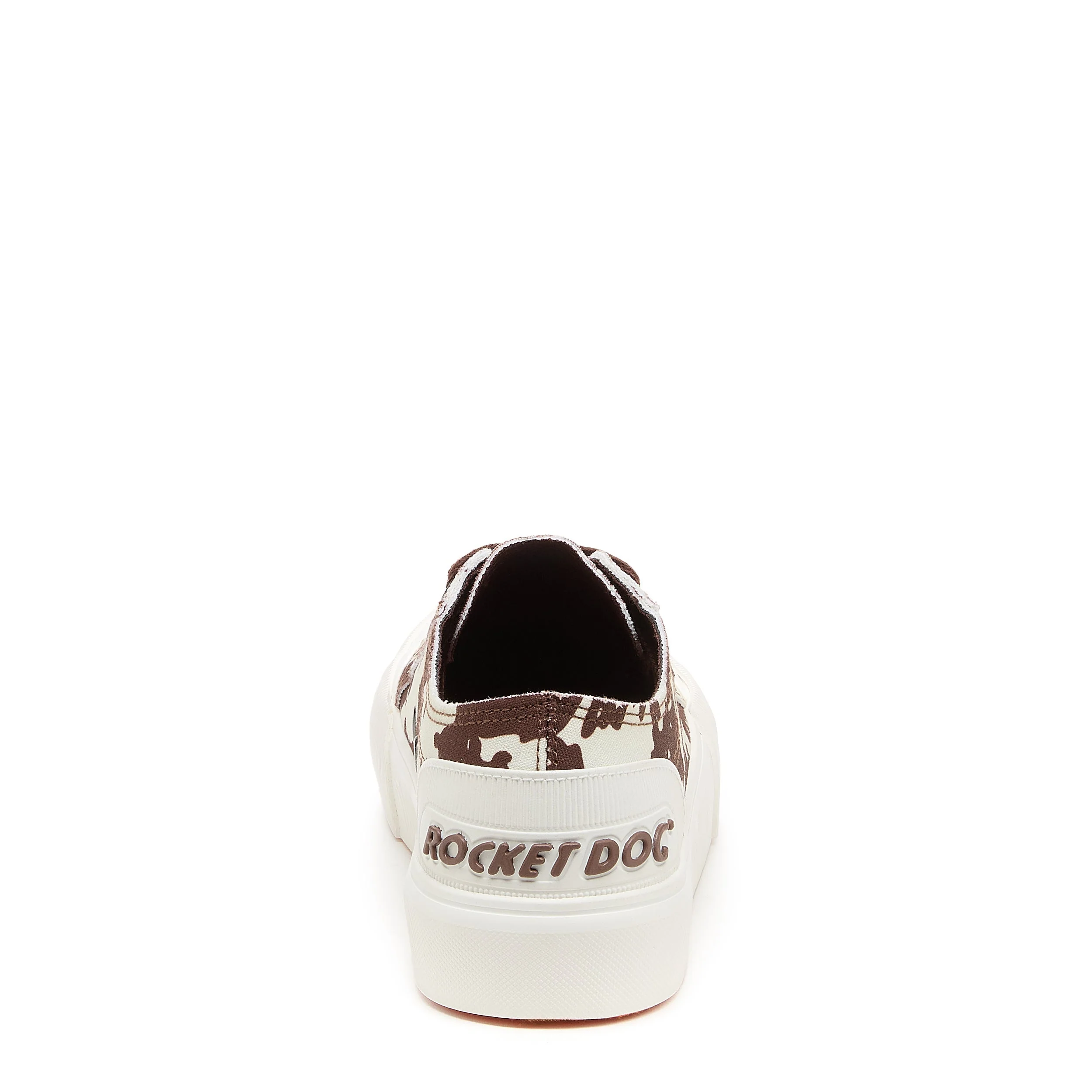 Jazzin Plus Brown Cow Print Trainers - Image 5
