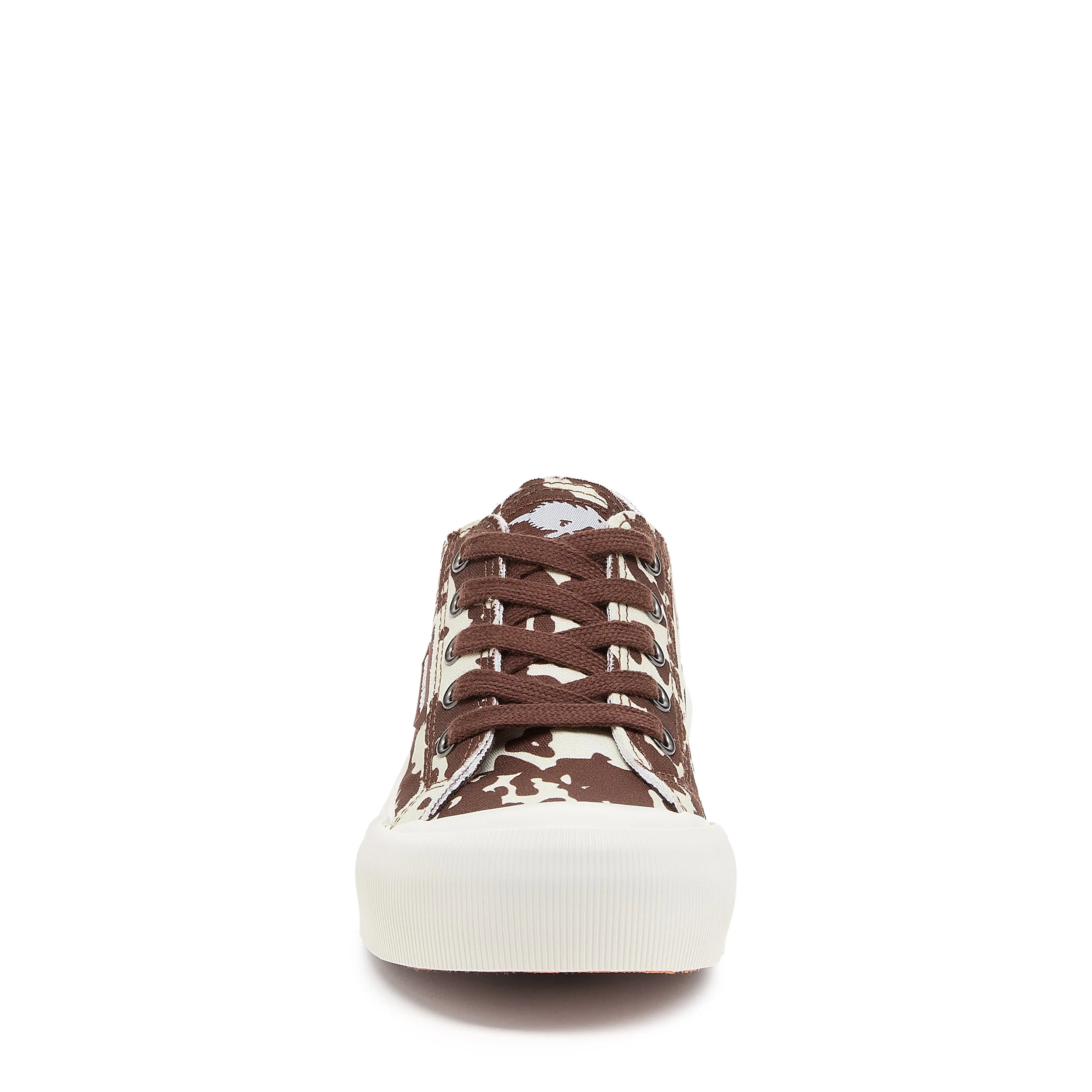 Jazzin Plus Brown Cow Print Trainers - Image 7