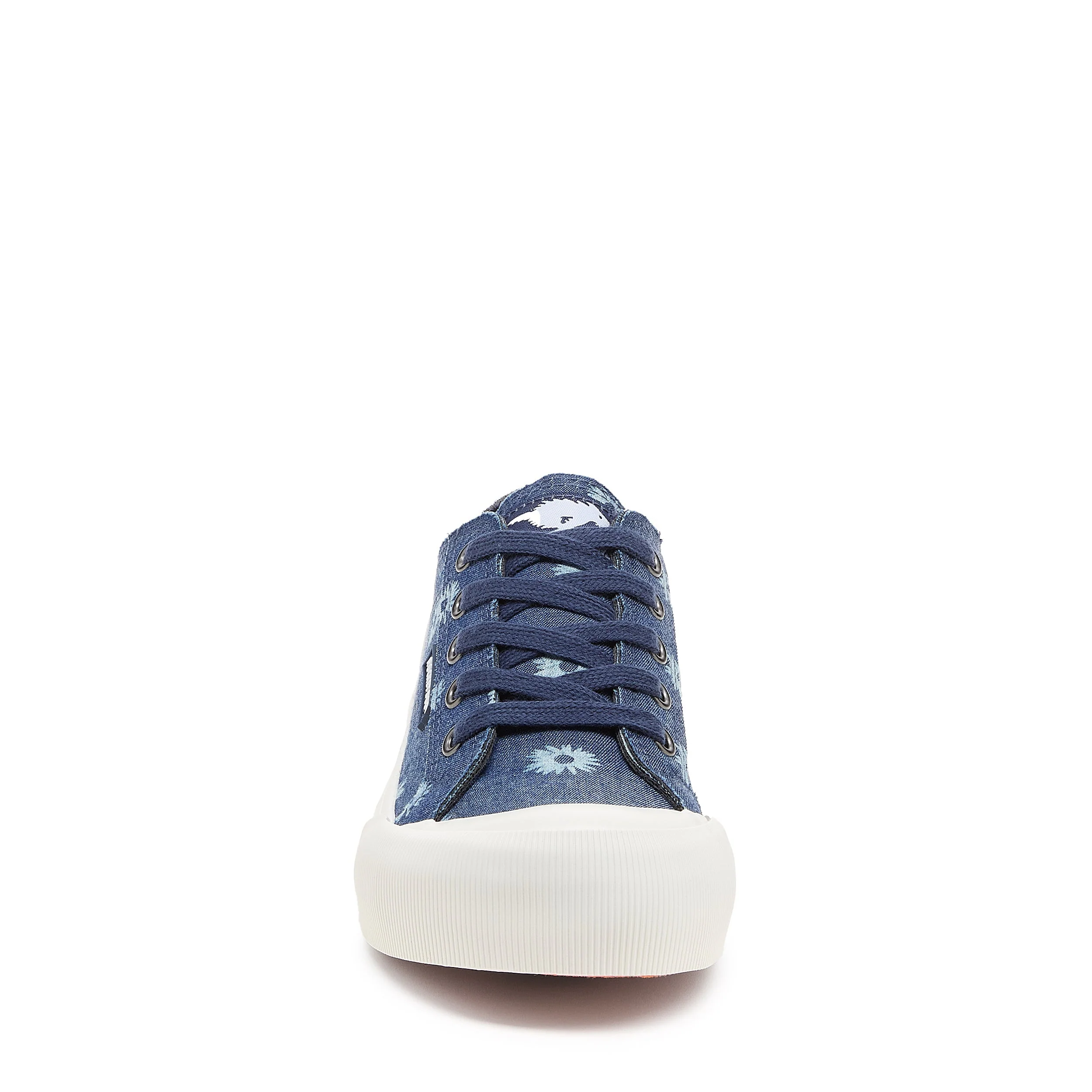 Jazzin Plus Denim Blue Floral Print Trainers - Image 6