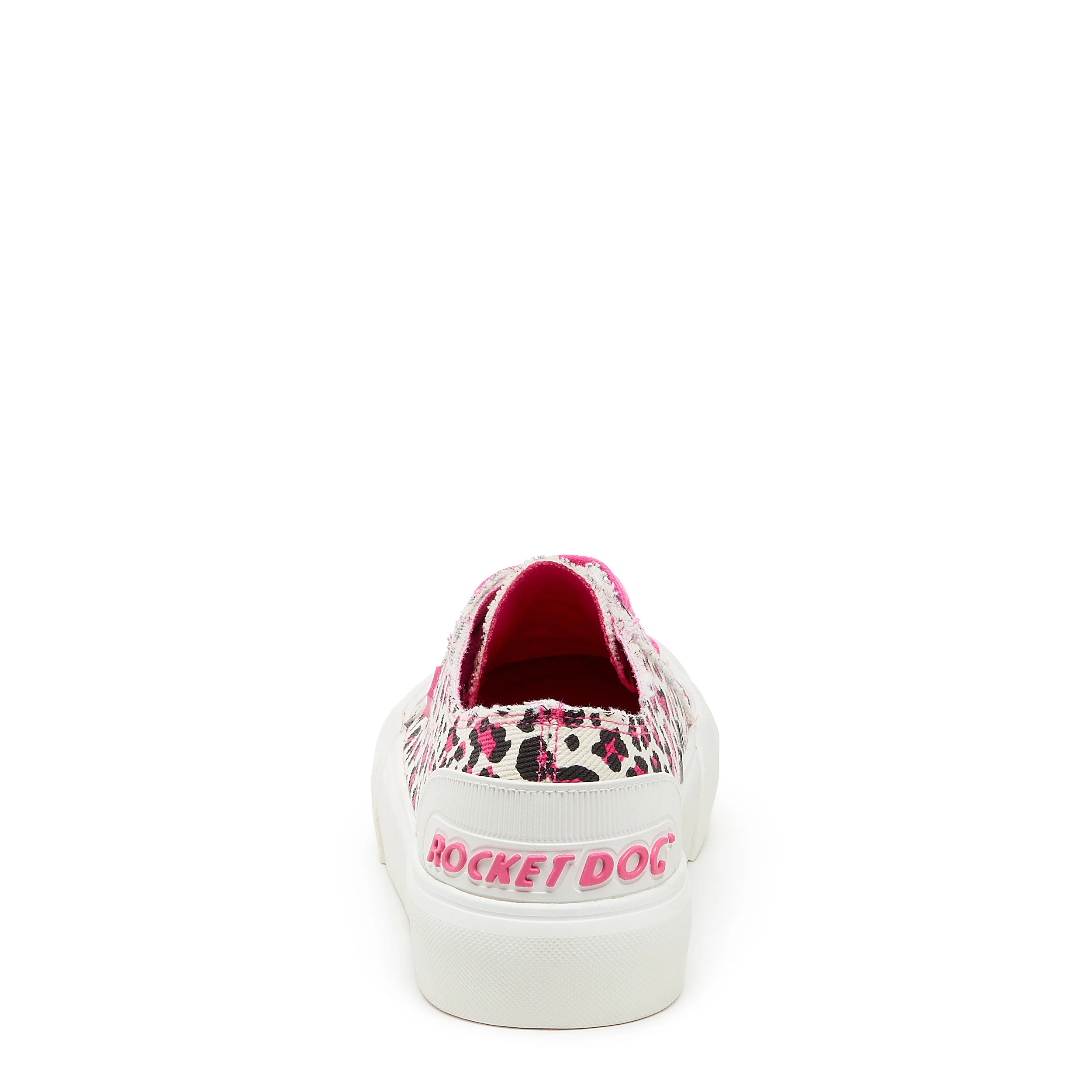 Jazzin Plus Pink Leopard Print Trainers - Image 4