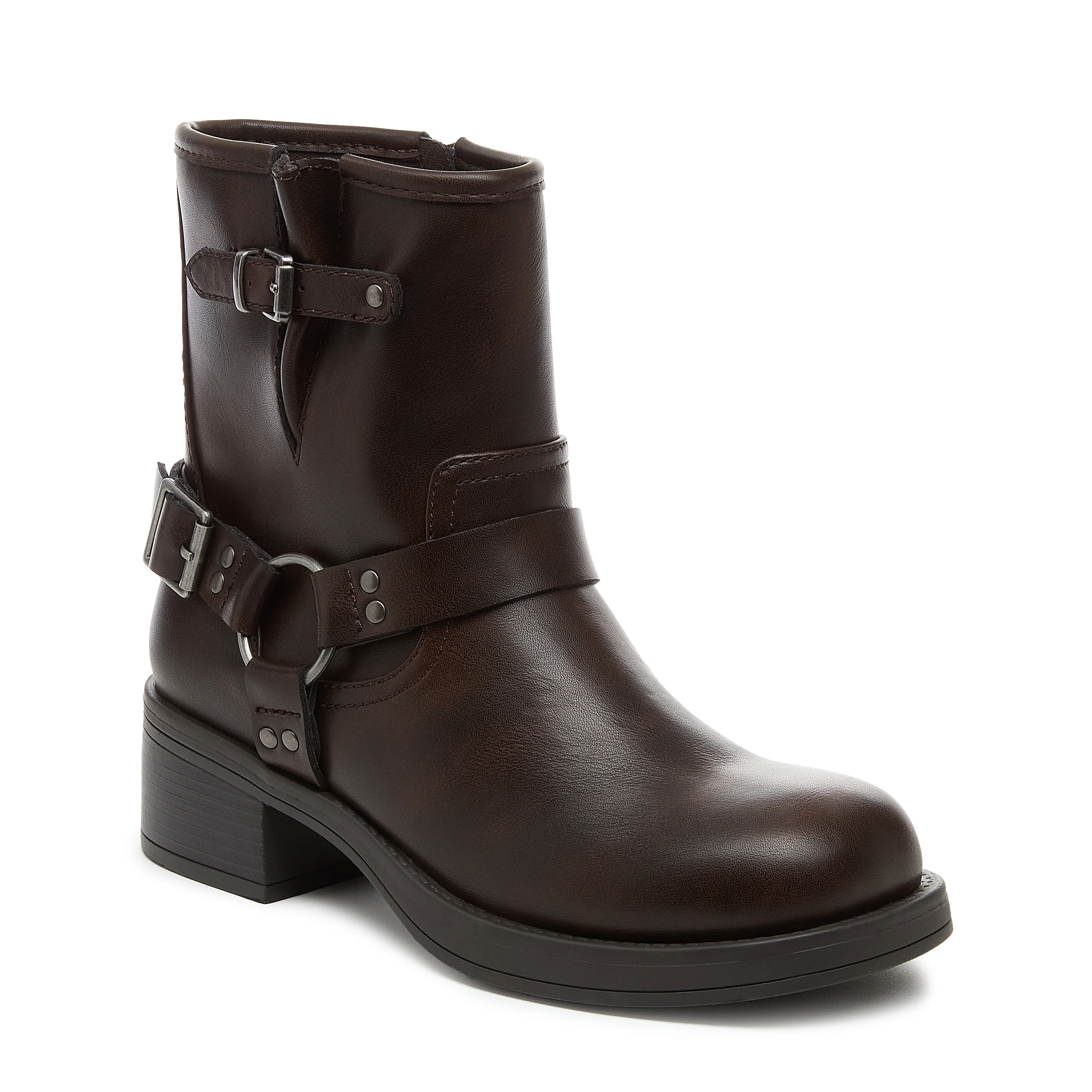 Nino Brown Biker Boots - Image 2