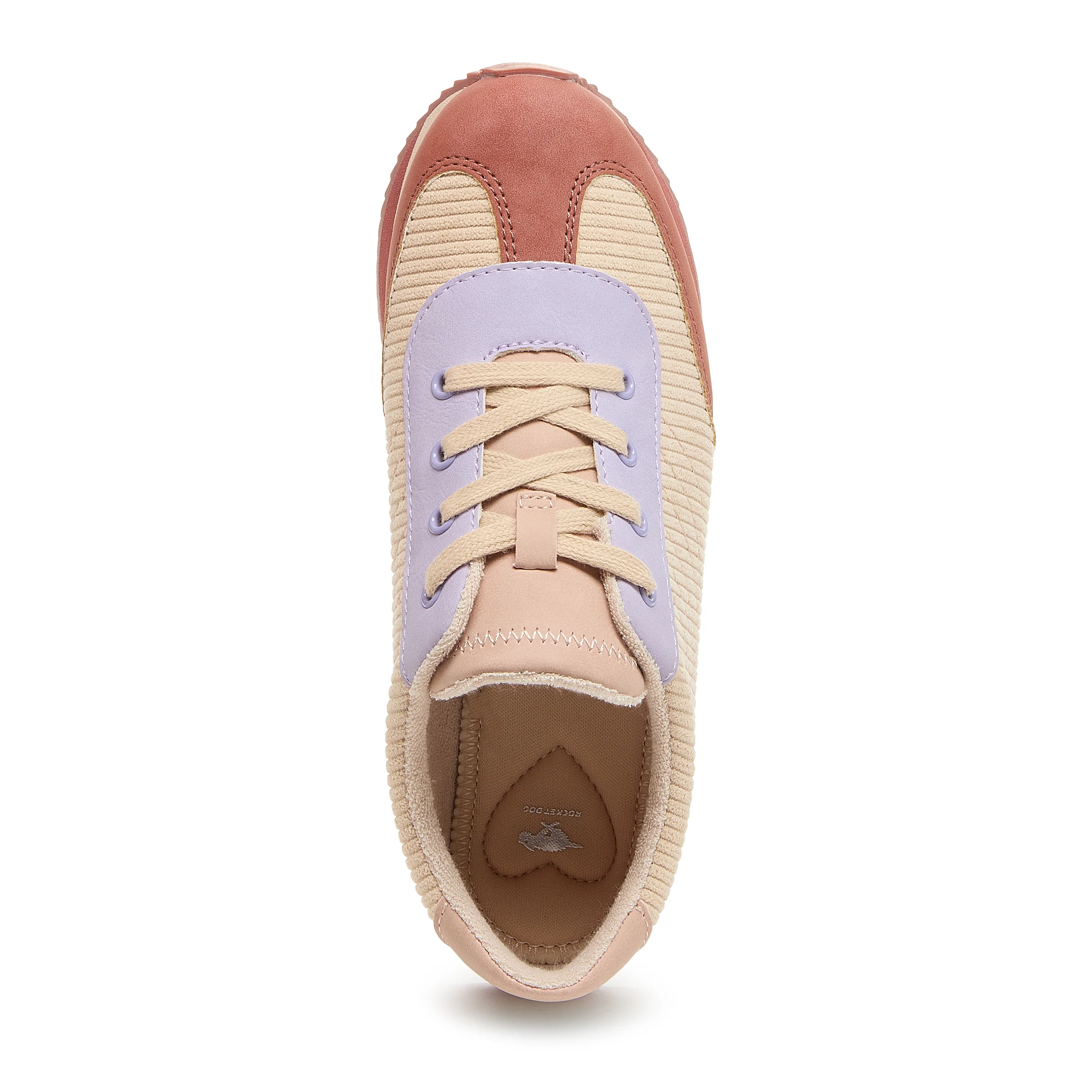 Rapid Natural Corduroy Trainers - Image 6