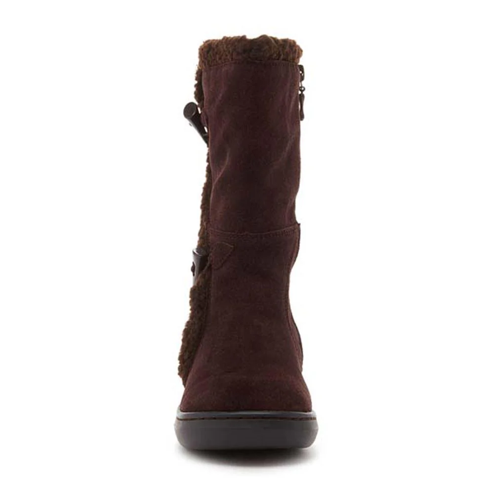 Slope Chocolate Suede Winter Boot - Image 3