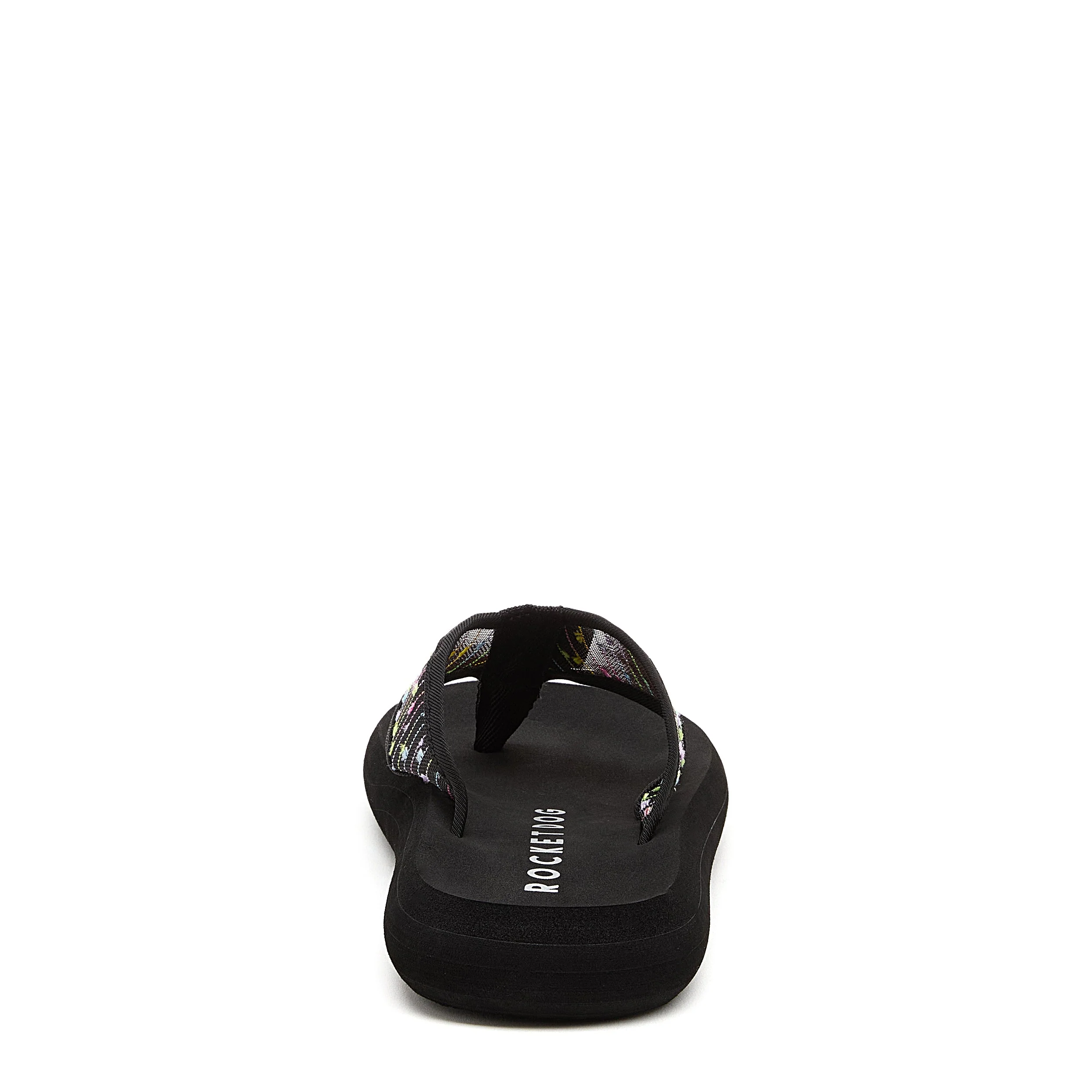 Spotlight Black Neon Confetti Mesh Flip-Flops - Image 4