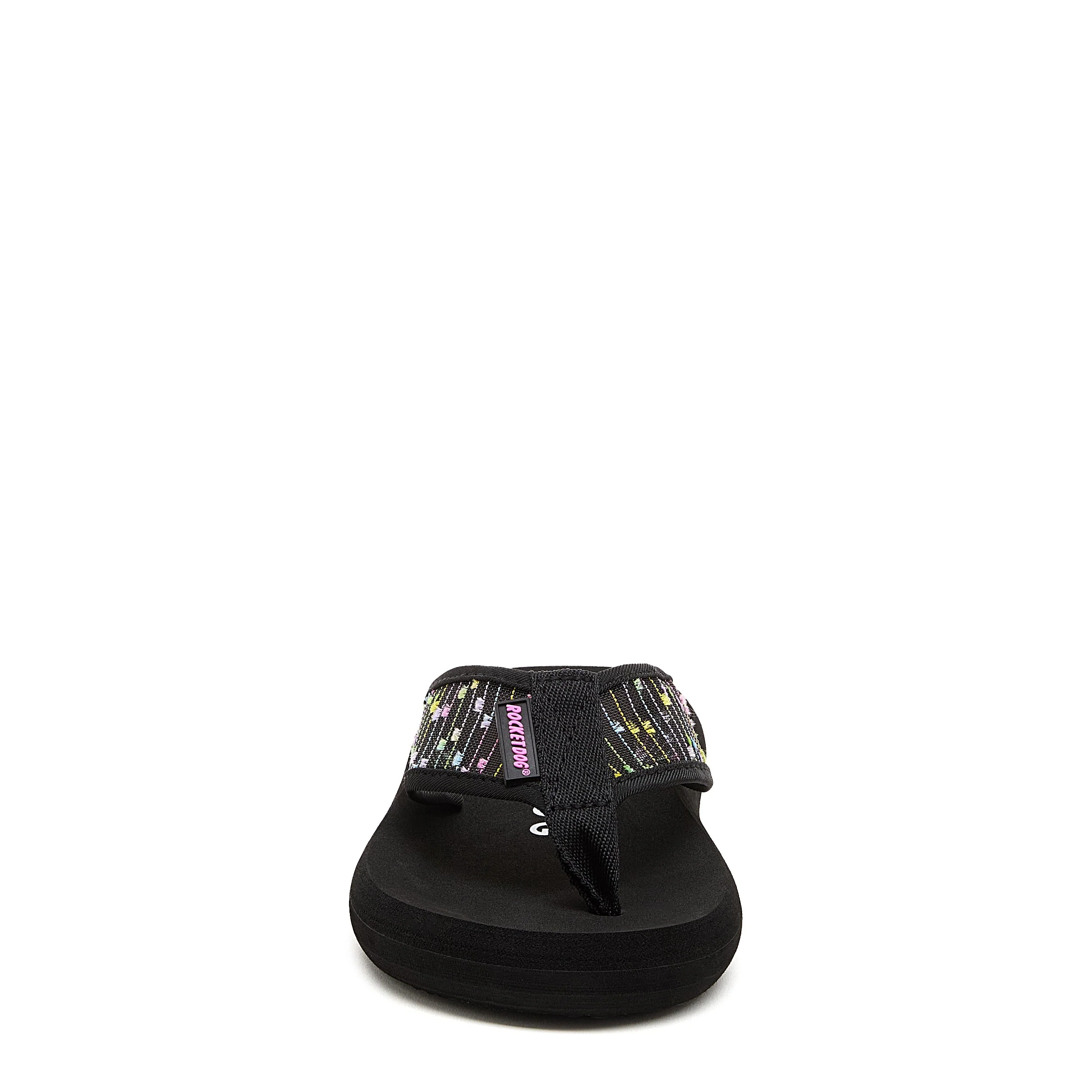 Spotlight Black Neon Confetti Mesh Flip-Flops - Image 5