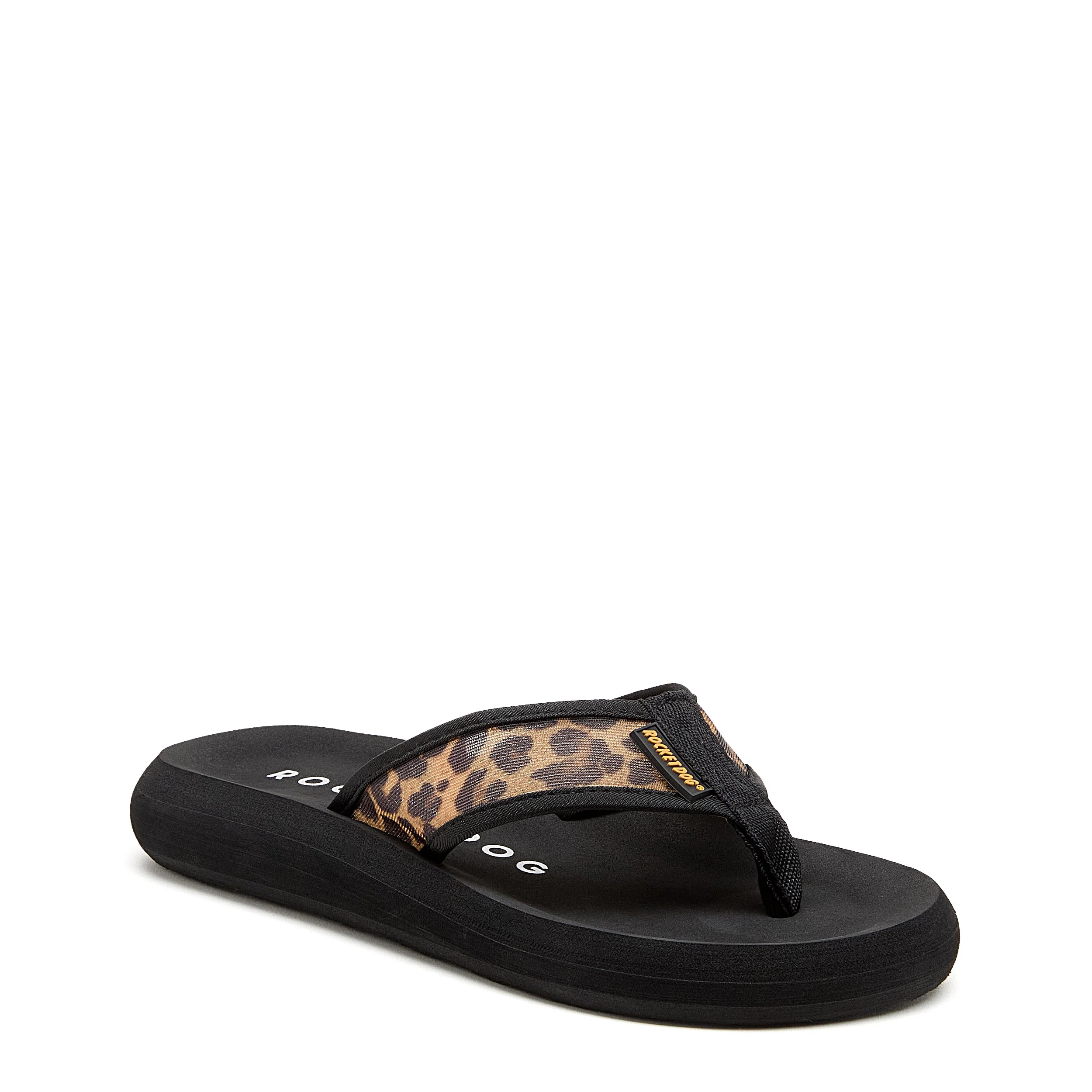 Spotlight Leopard Mesh Flip-Flops - Image 2