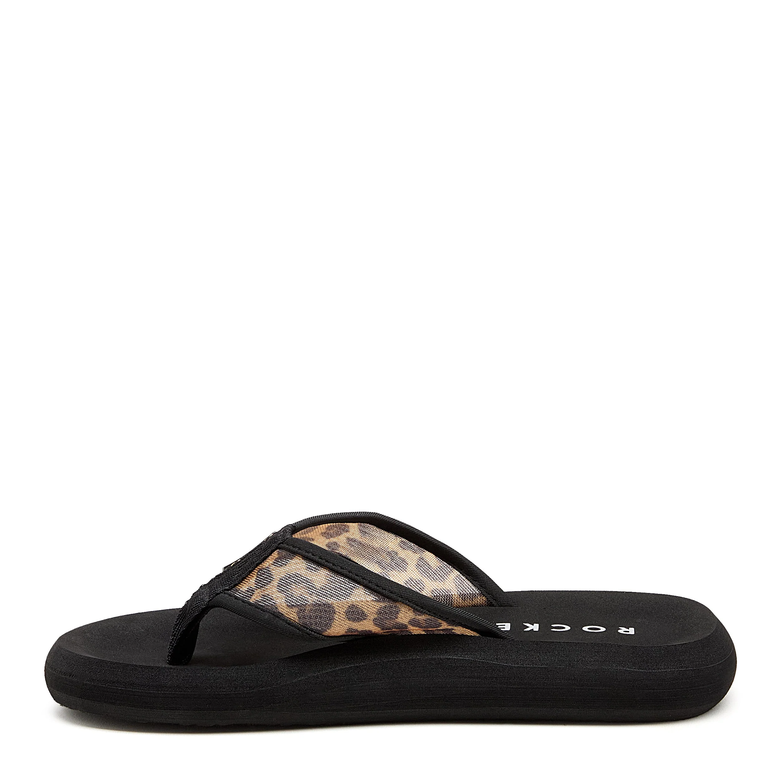 Spotlight Leopard Mesh Flip-Flops - Image 3