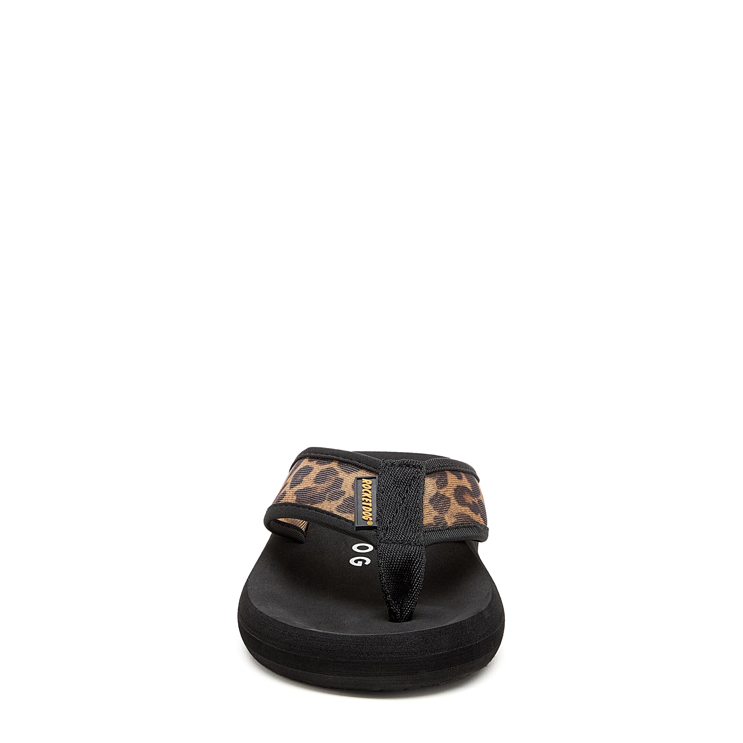 Spotlight Leopard Mesh Flip-Flops - Image 5
