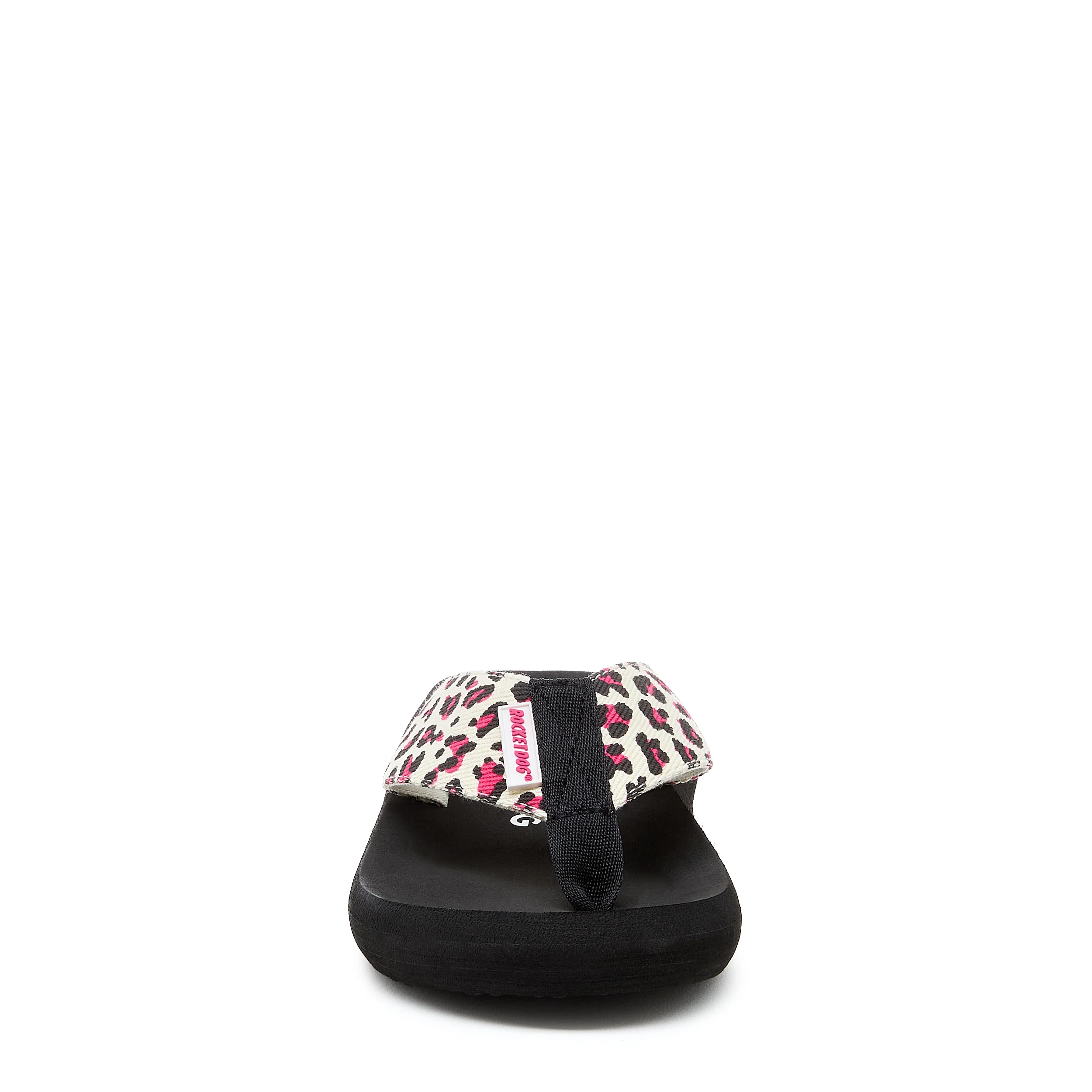 Spotlight Pink Leopard Print Flip-Flops - Image 5