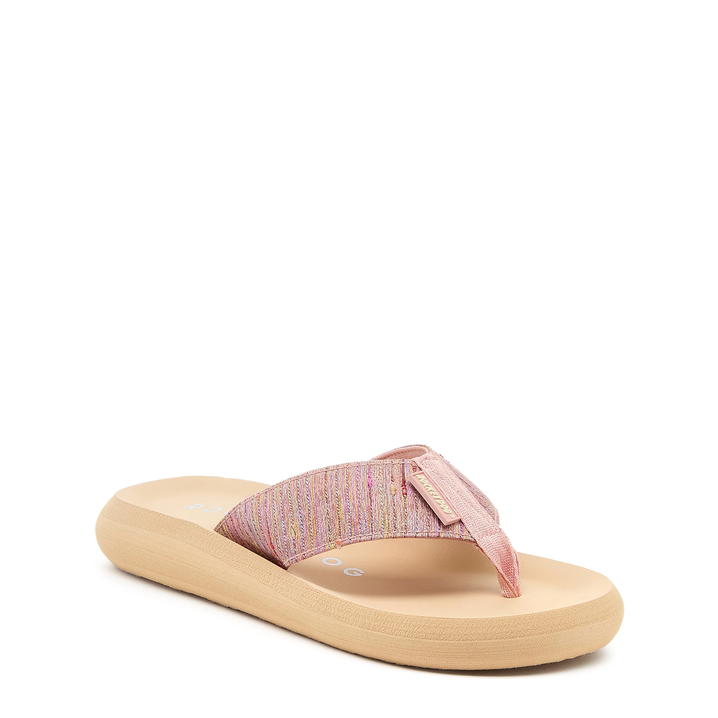 Spotlight Pink Perry Stripe Flip-Flops - Image 2