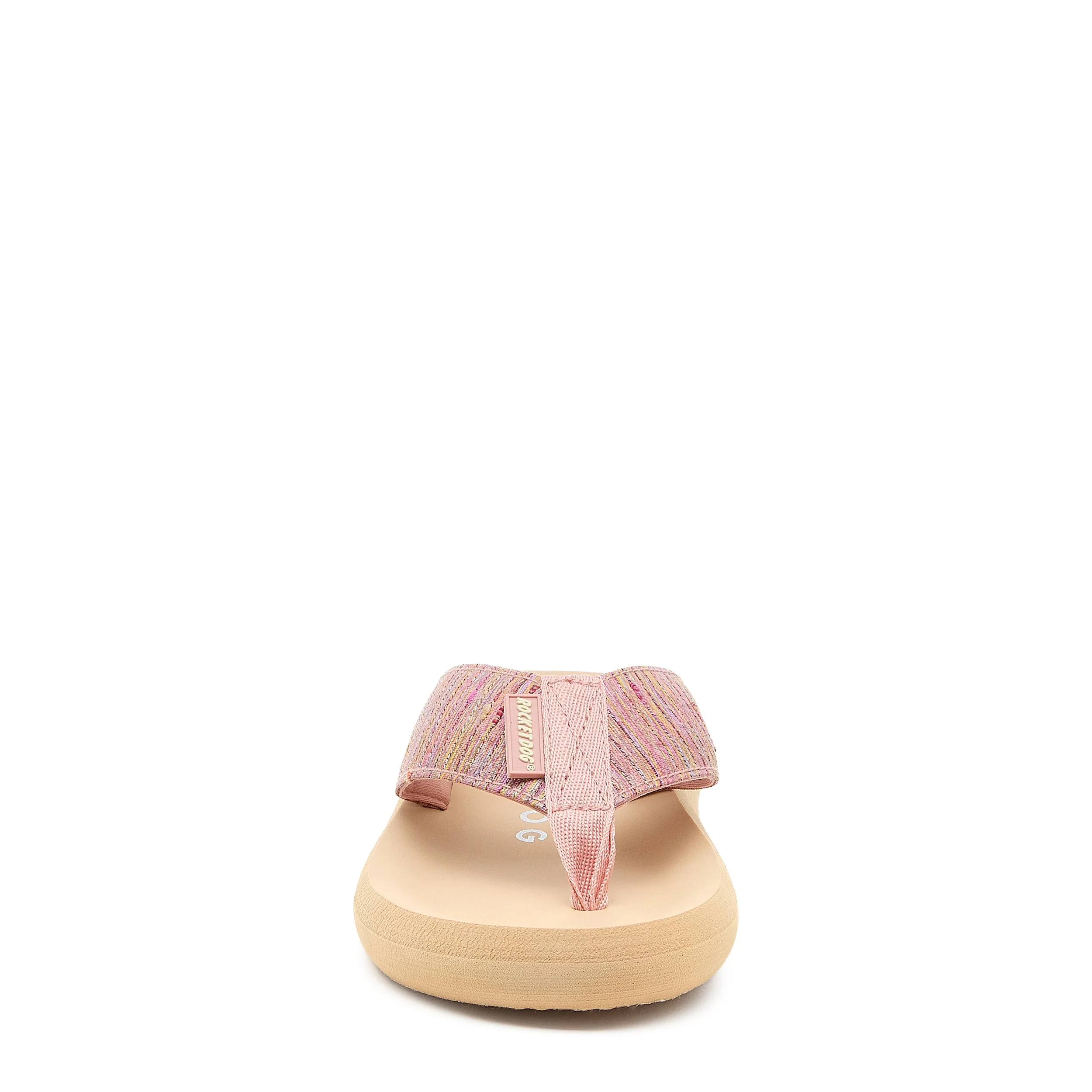 Spotlight Pink Perry Stripe Flip-Flops - Image 4