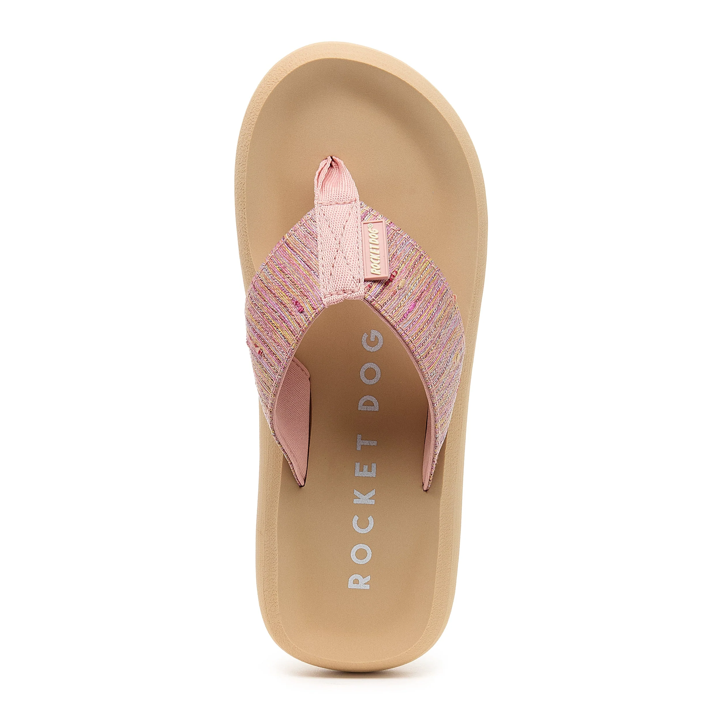 Spotlight Pink Perry Stripe Flip-Flops - Image 6