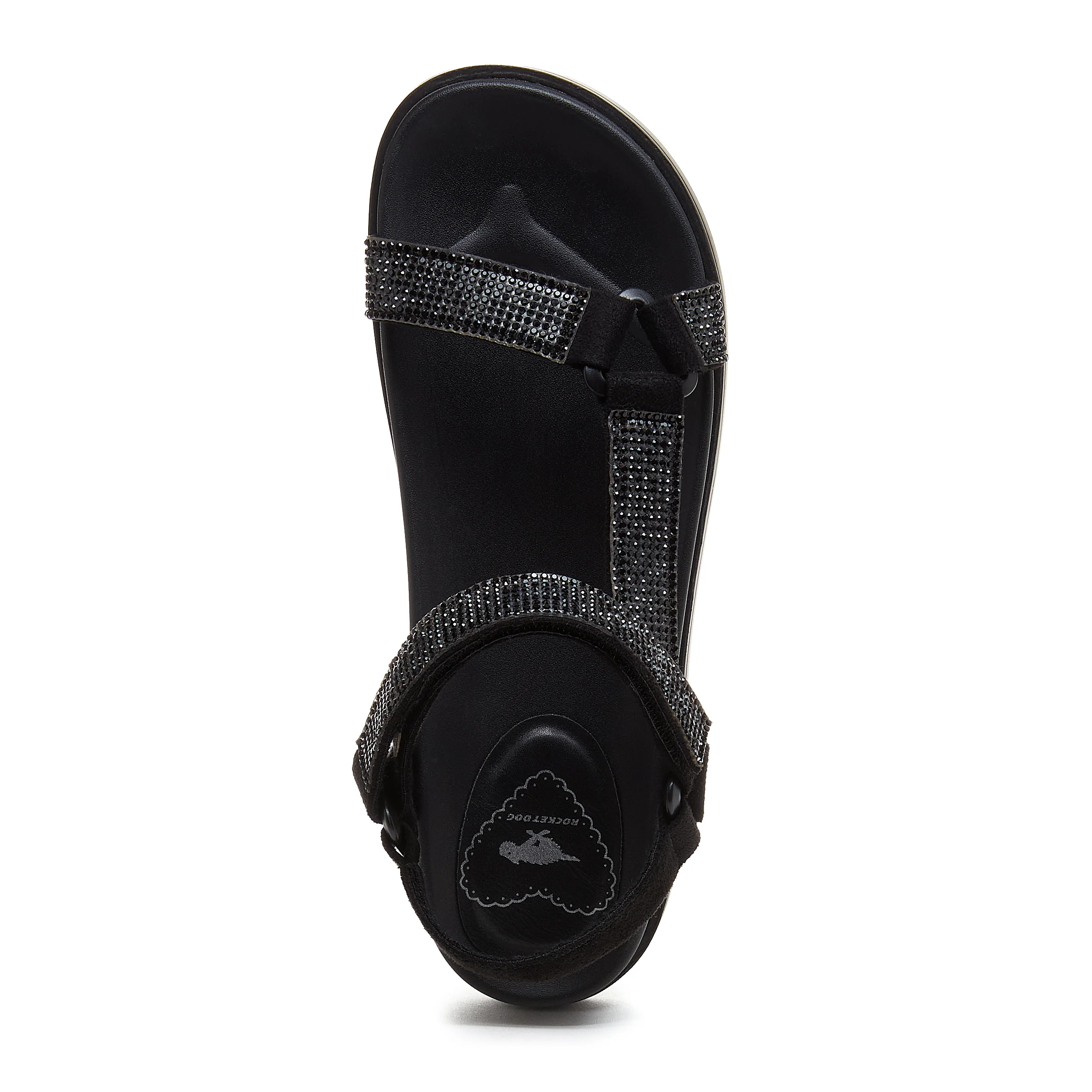 Spry Black Sandals - Image 6