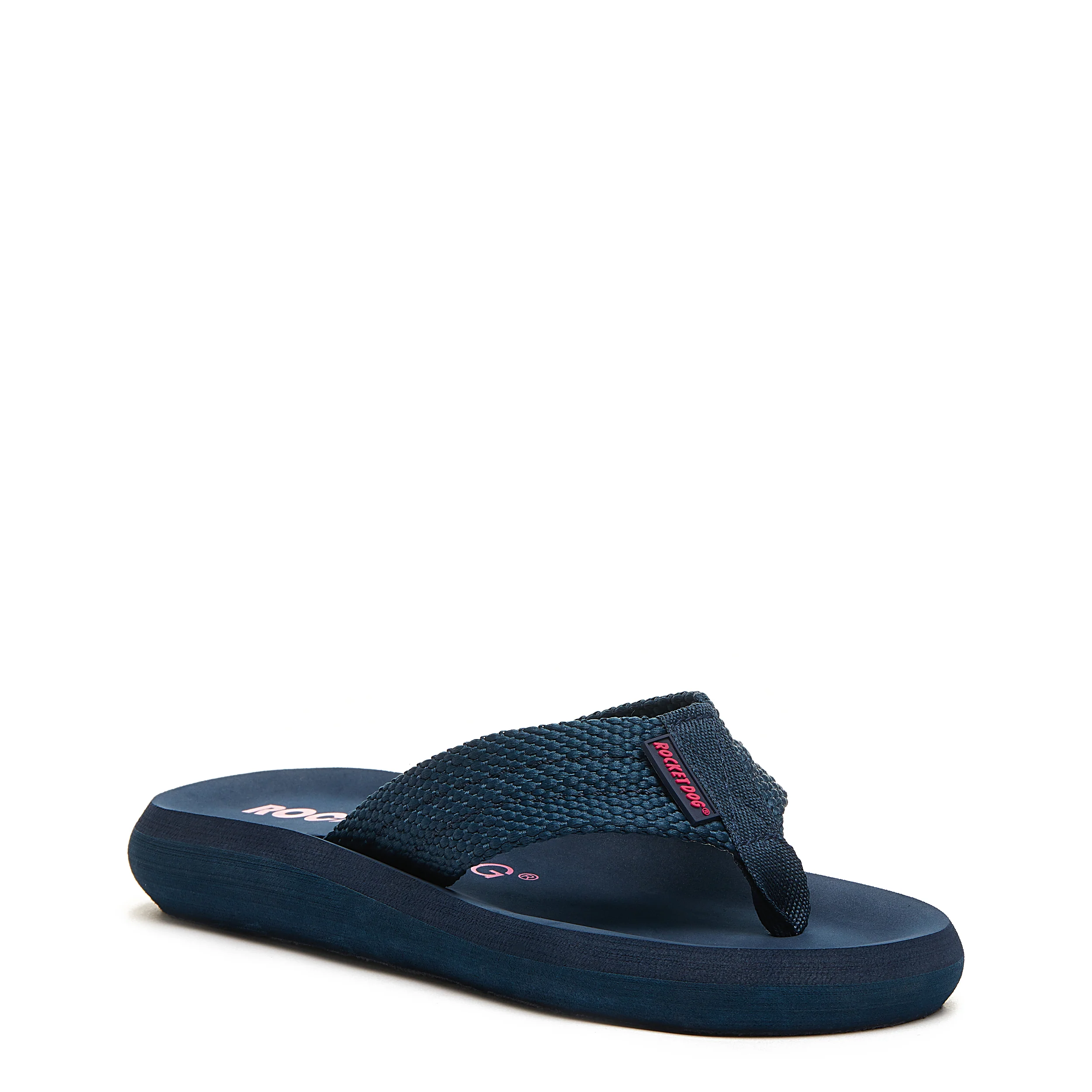 Sunset Navy Webbing Flip Flops - Image 5