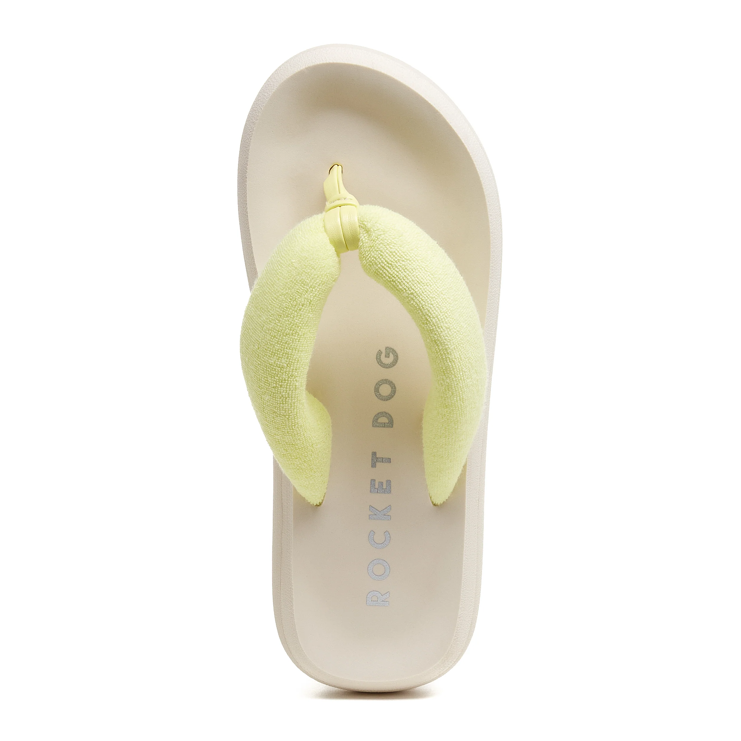 Sunset Puff Yellow Flip-Flops - Image 6