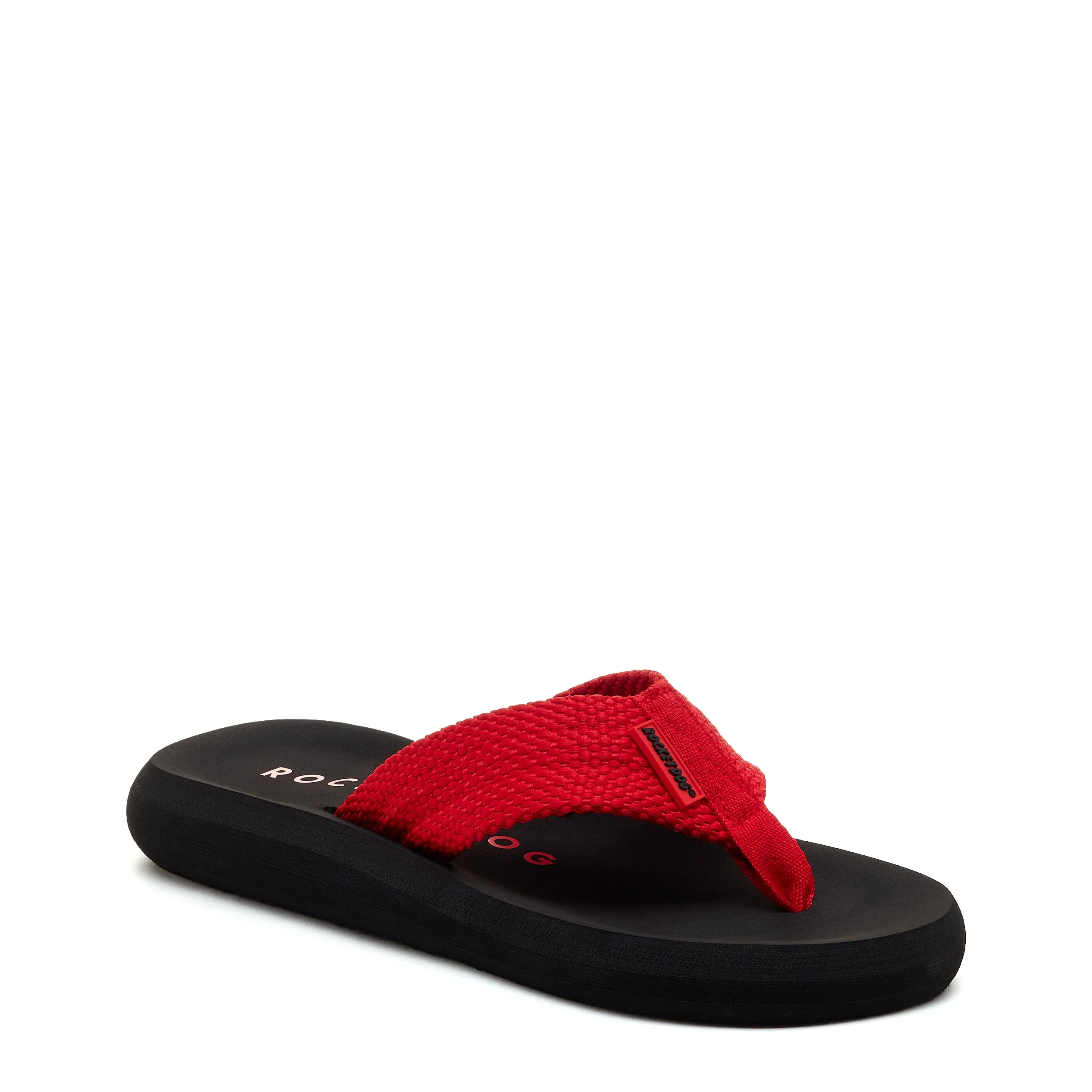 Sunset Red Webbing Flip-flops - Image 3