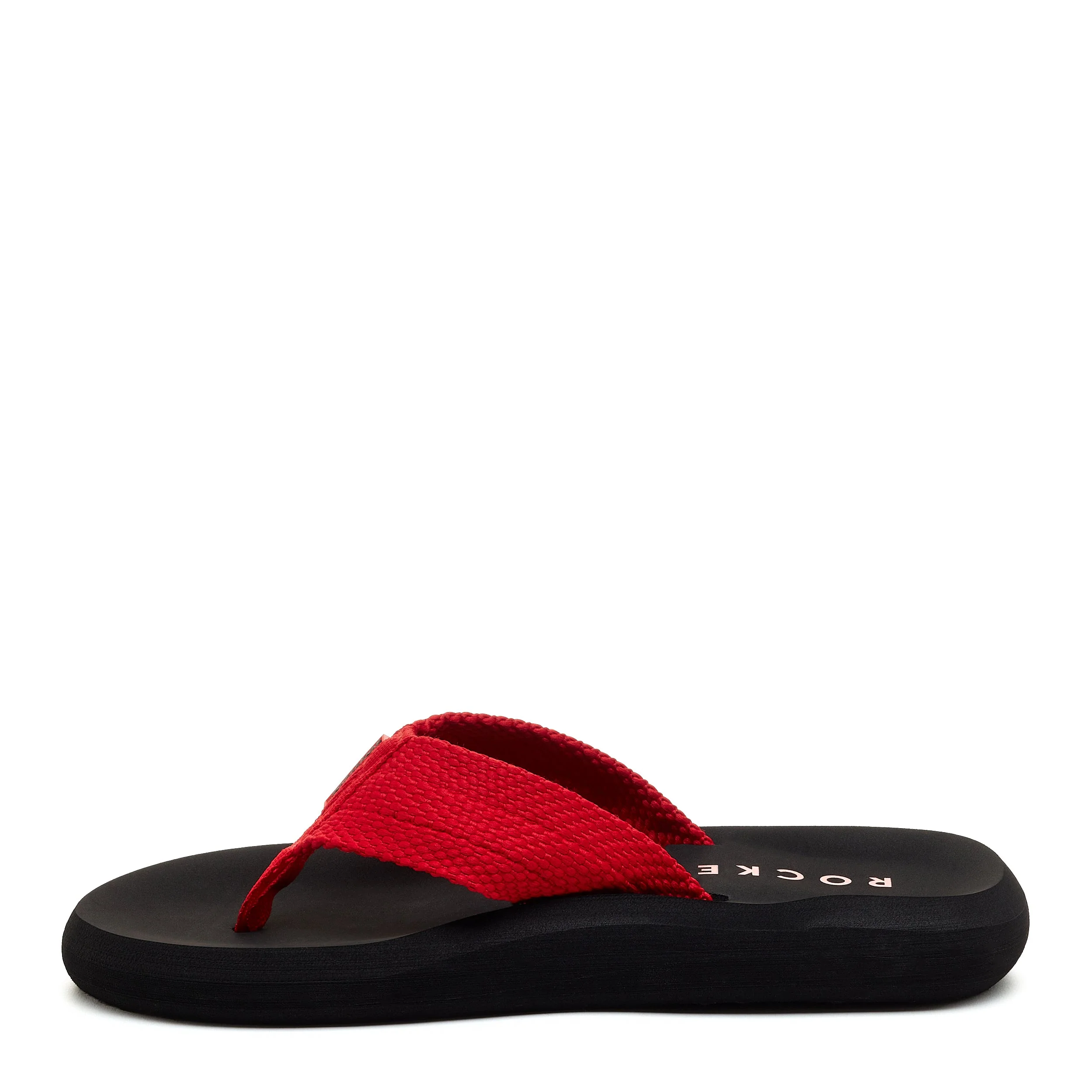 Sunset Red Webbing Flip-flops - Image 4