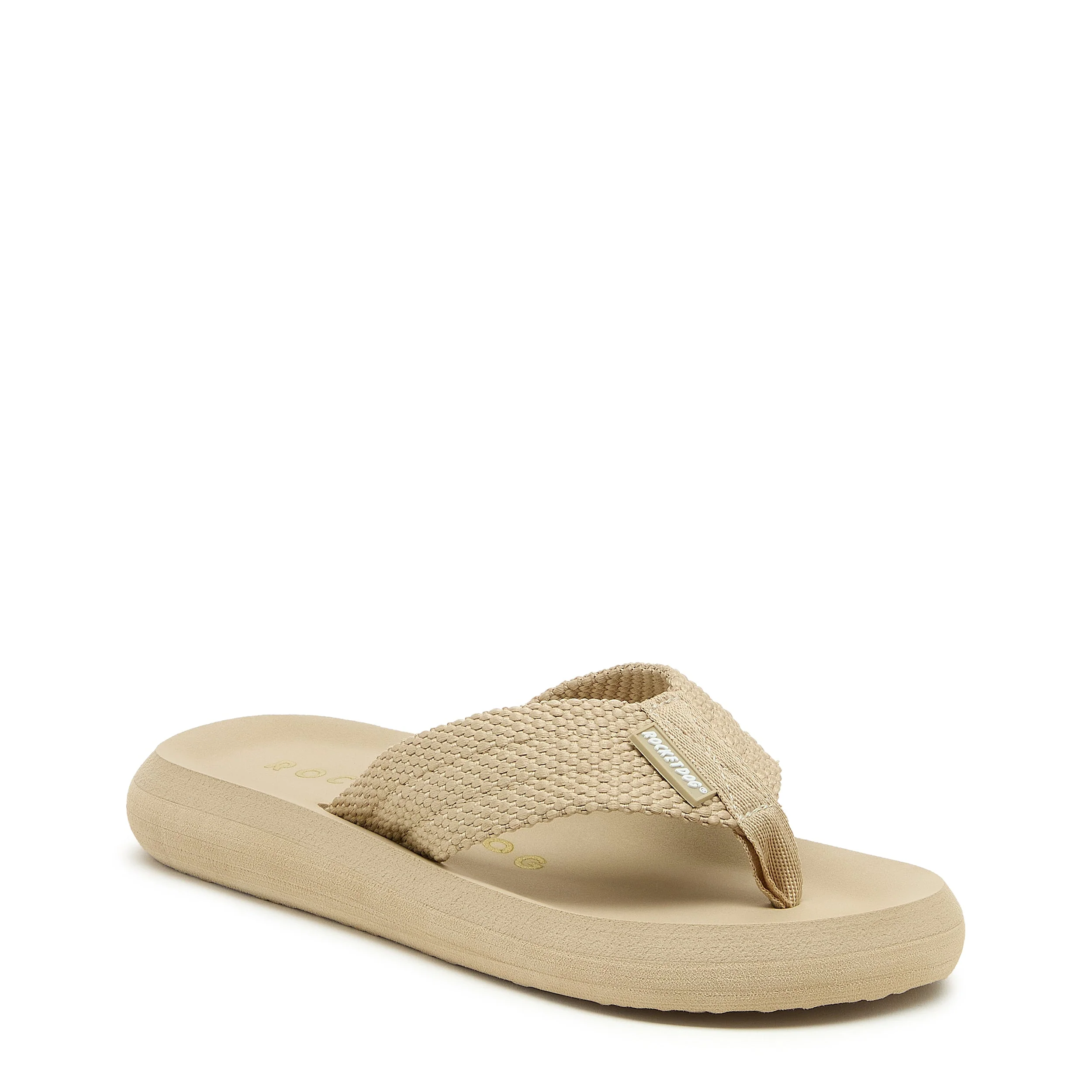 Sunset Taupe Webbing Flip-Flops - Image 2
