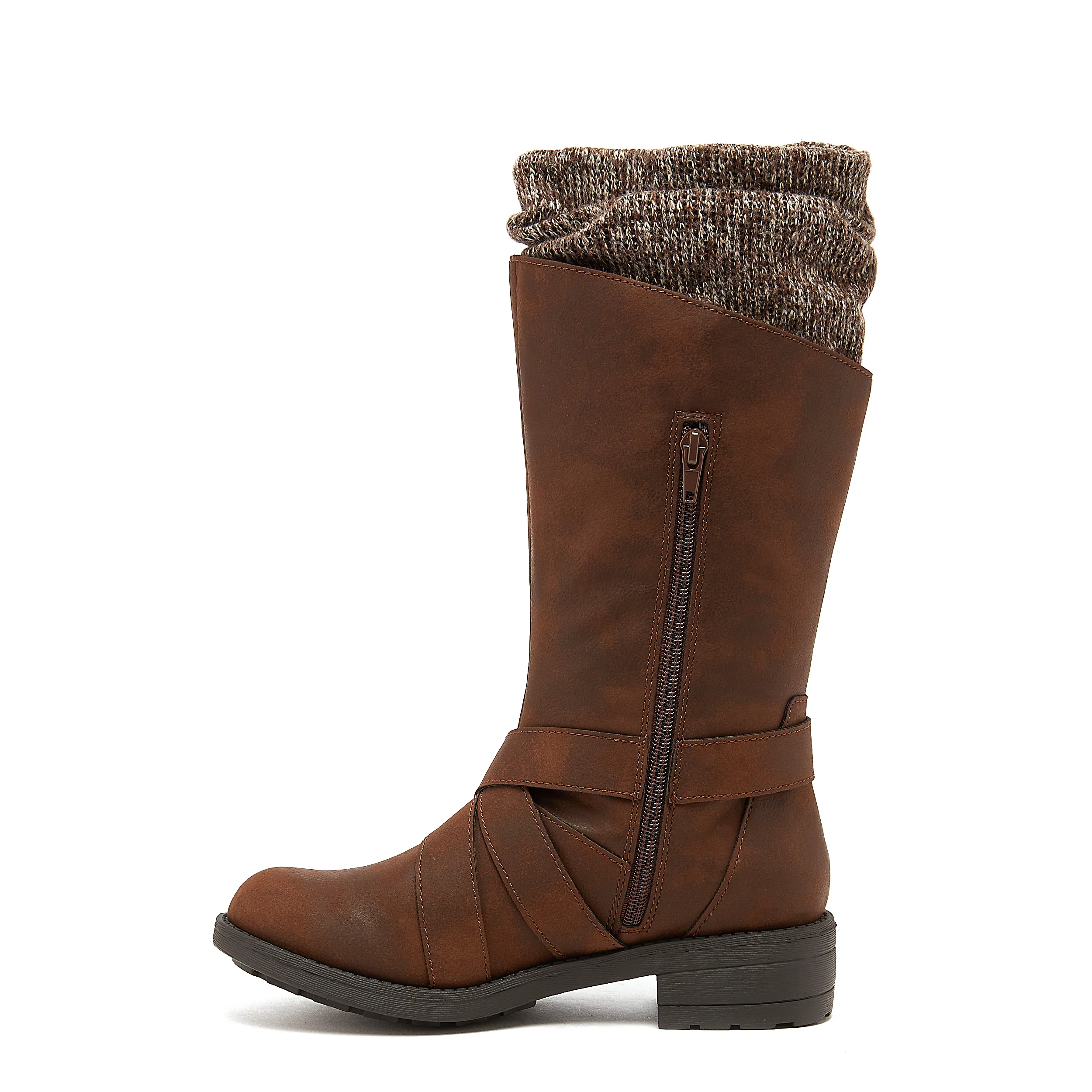 Telsa Brown Strap Boot - Image 4