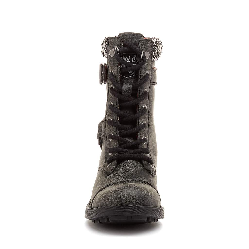 Thunder Black Biker Boot - Image 5