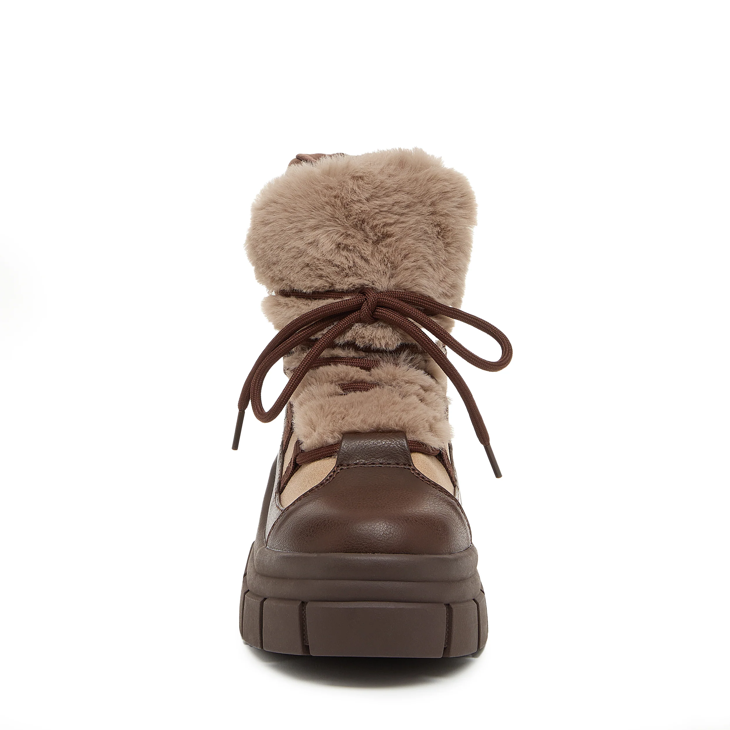 Tiger Taupe Chunky Boots - Image 5