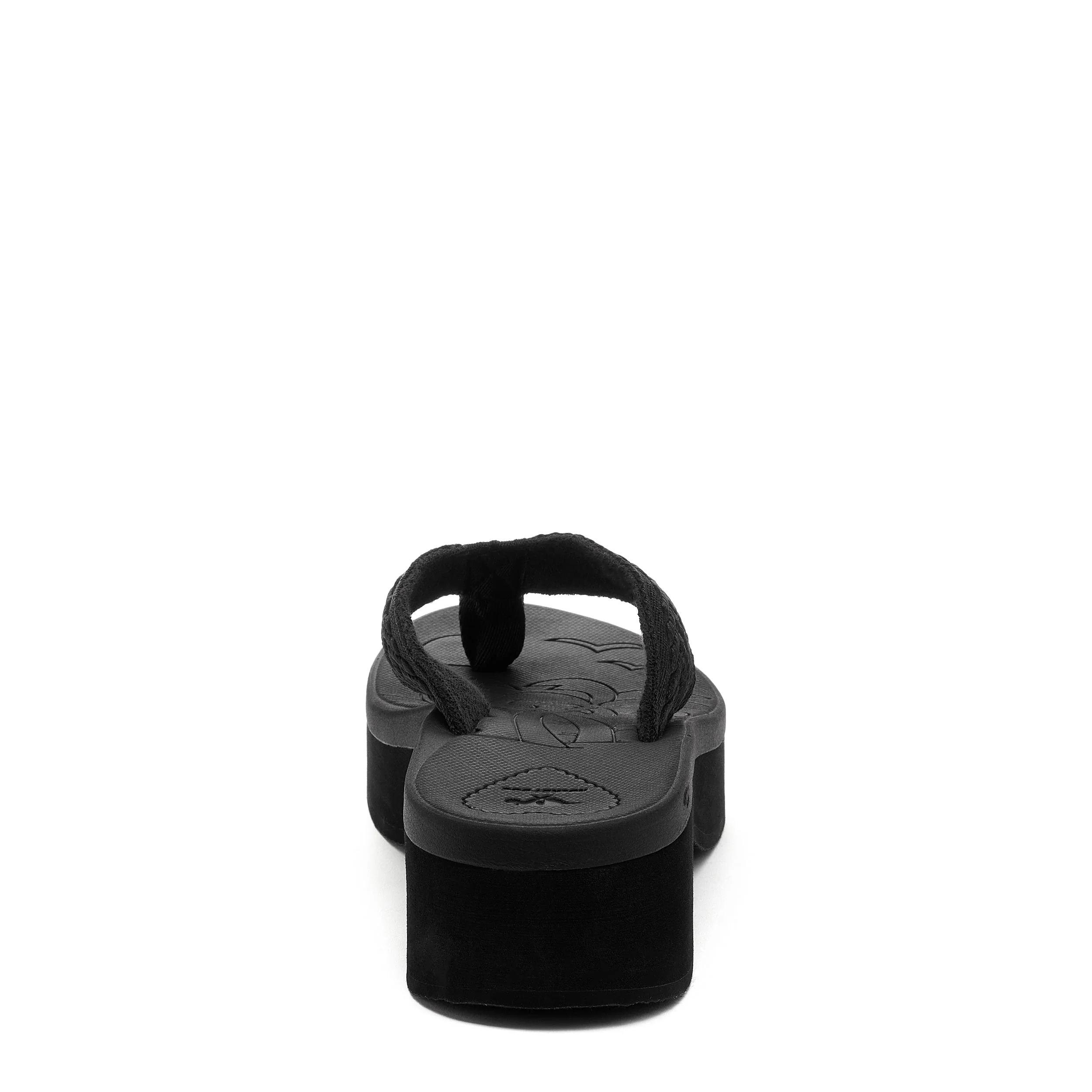 Tizzy Black Platform Flip Flops - Image 3