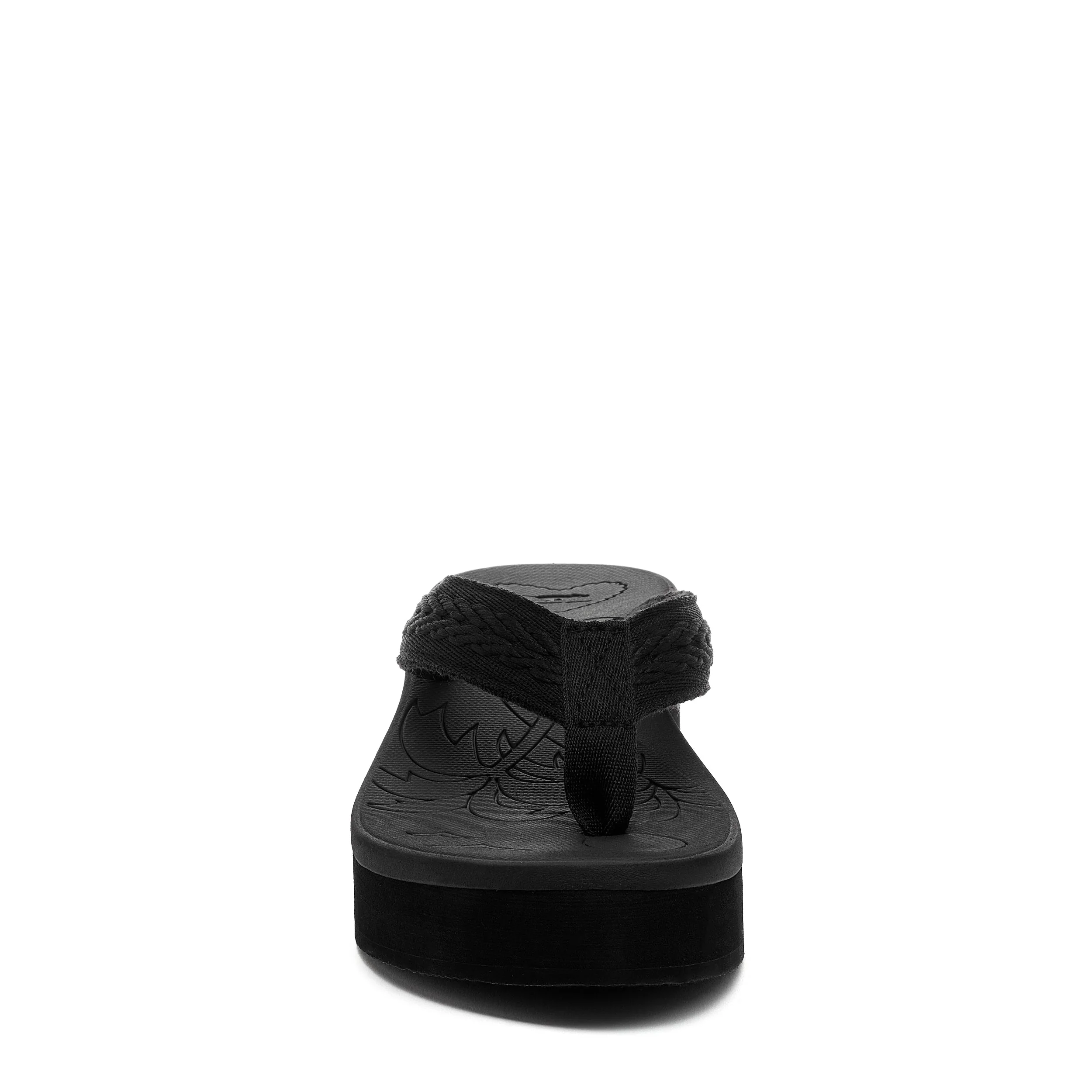 Tizzy Black Platform Flip Flops - Image 4