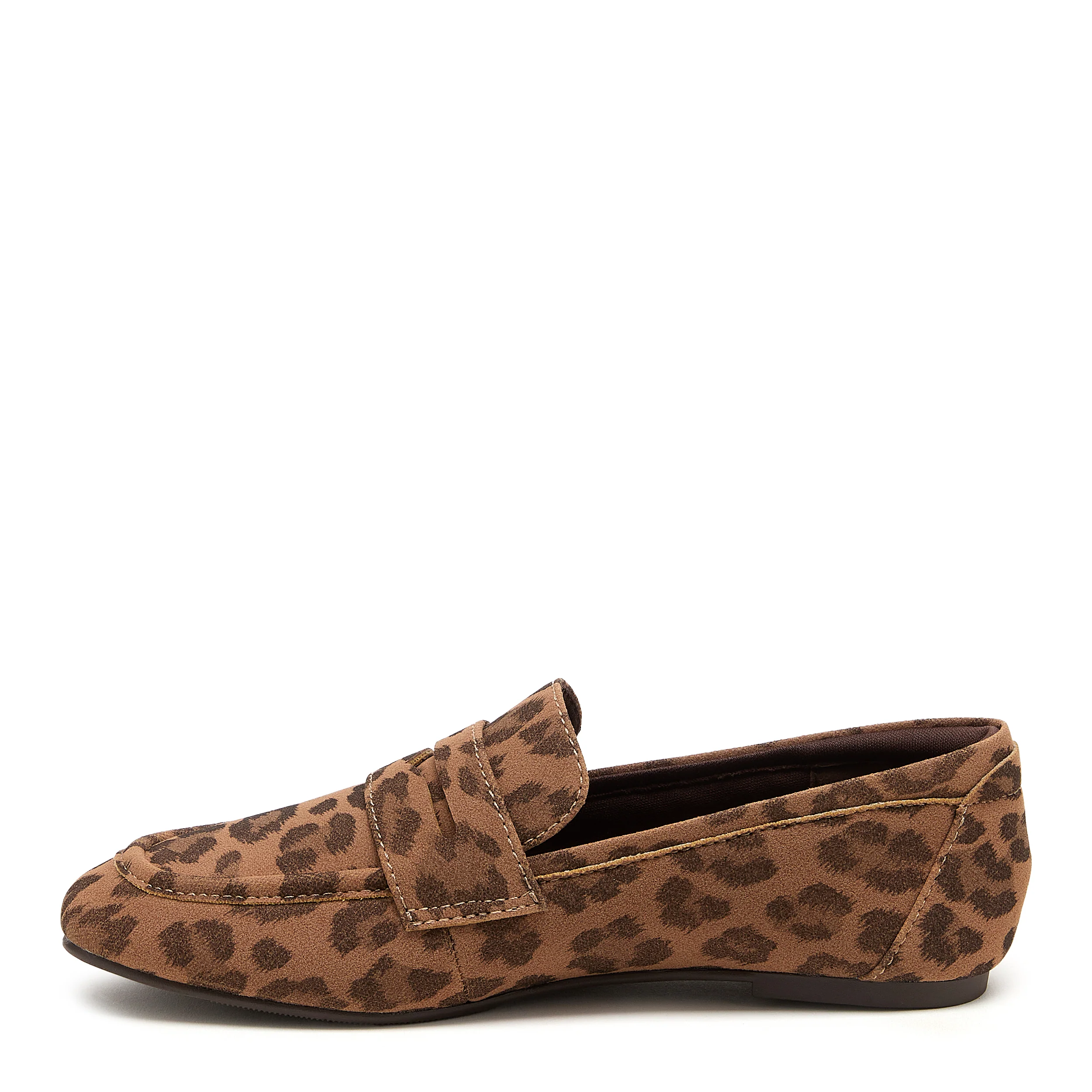 Trixie Tan Leopard Print Loafers - Image 4