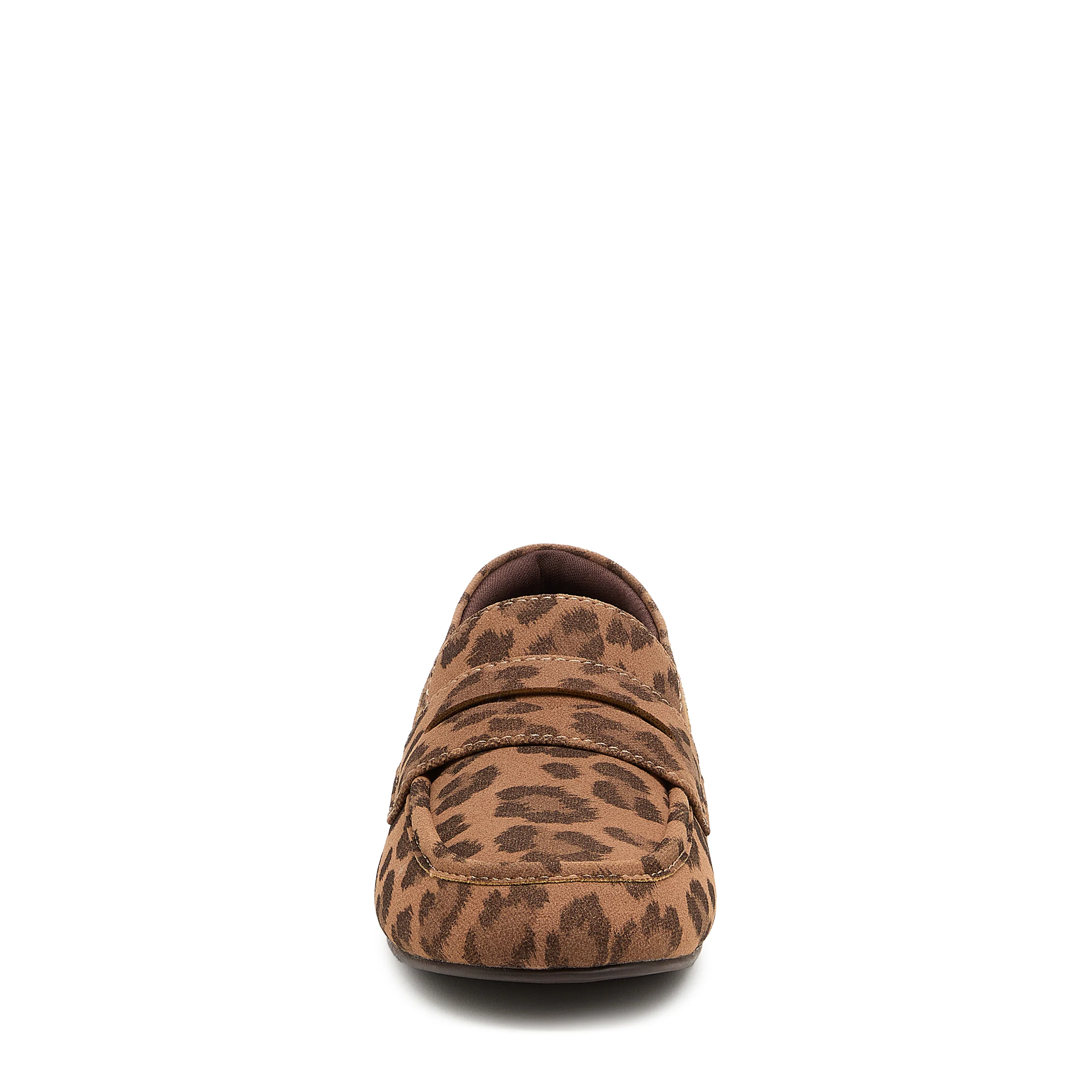 Trixie Tan Leopard Print Loafers - Image 5