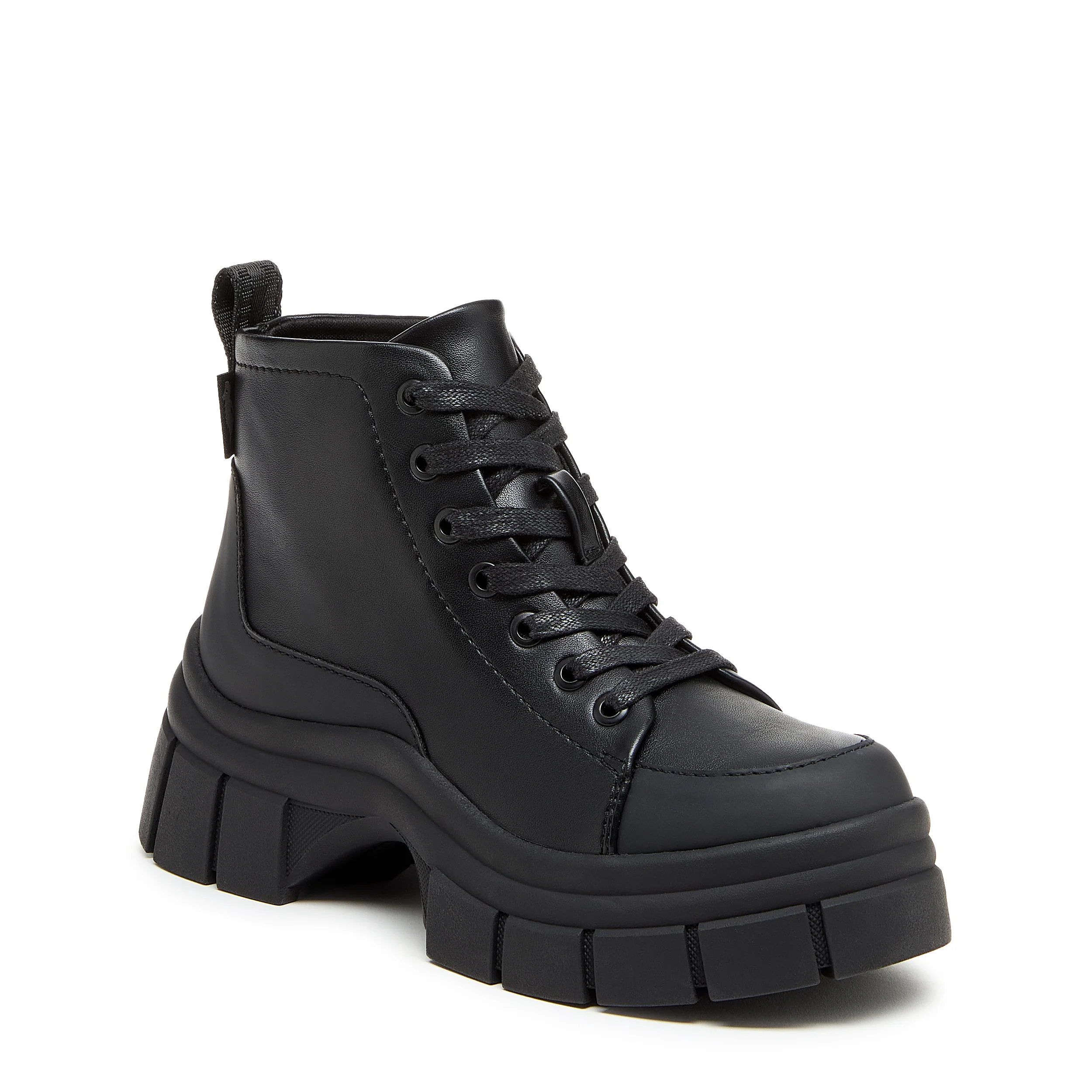 Trusty Black Chunky Boots - Image 2