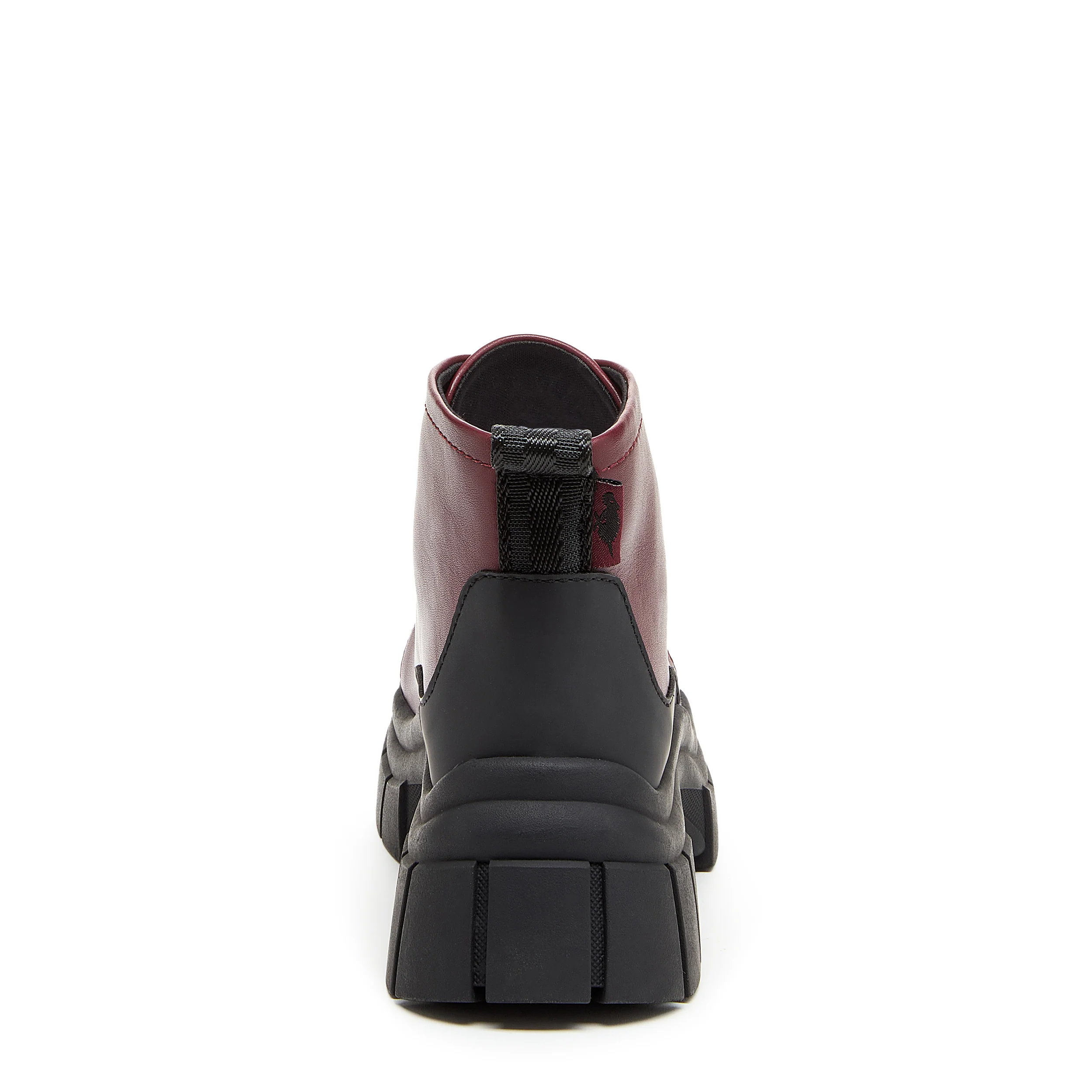 Trusty Burgundy Chunky Boots - Image 4