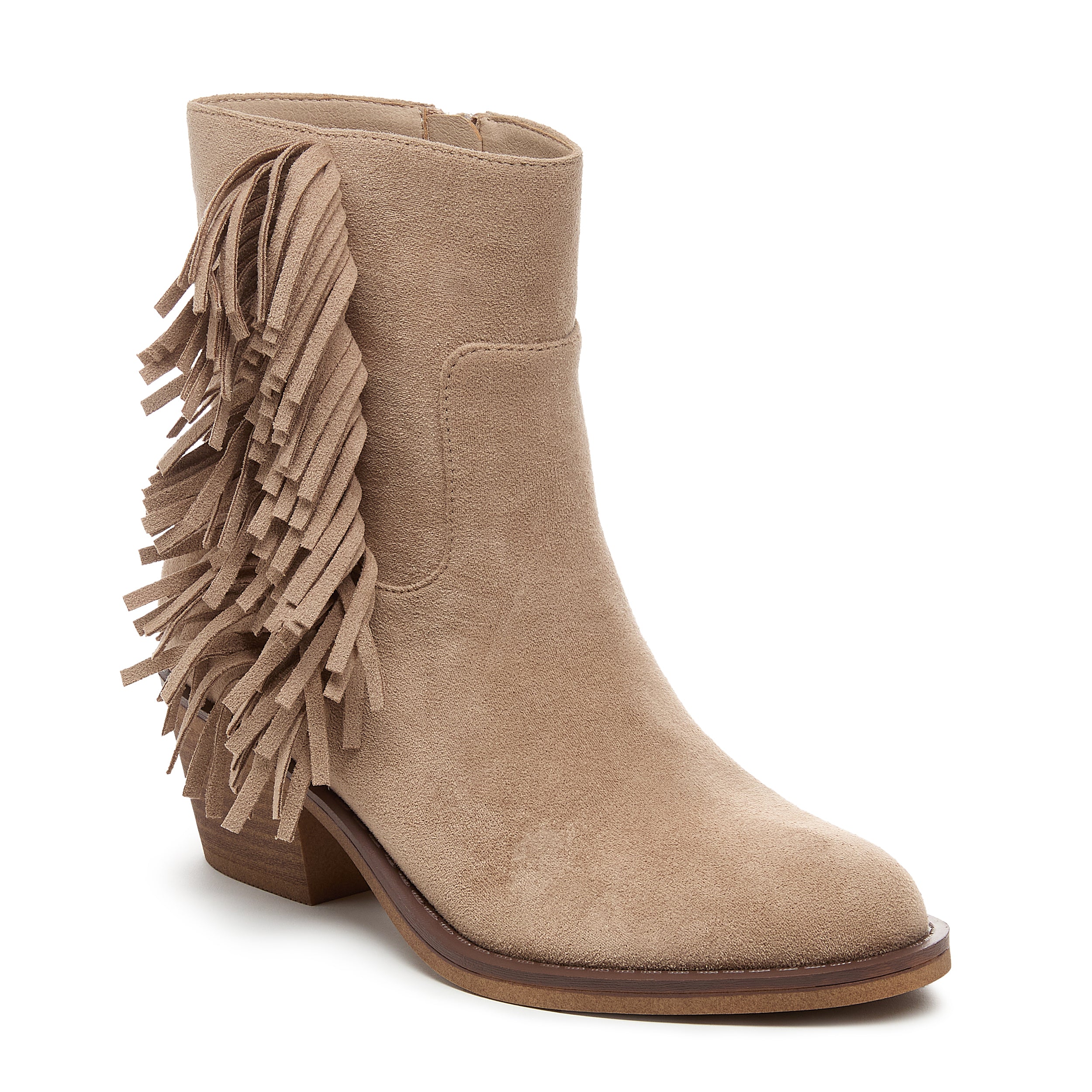 Yankee Taupe Tassel Cowboy Boots - Image 2