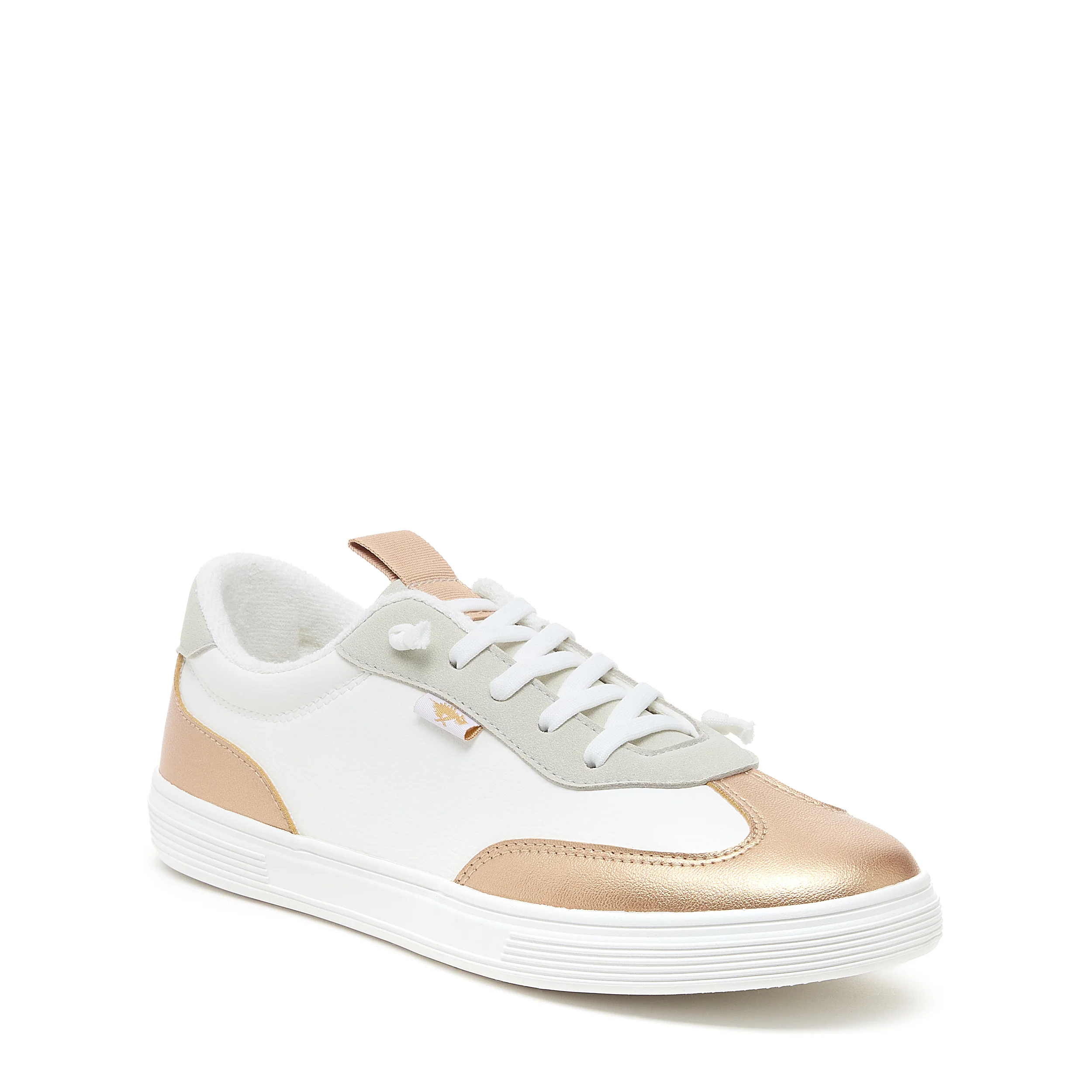 Zap Gold Colour Block Slip-On Trainers - Image 2