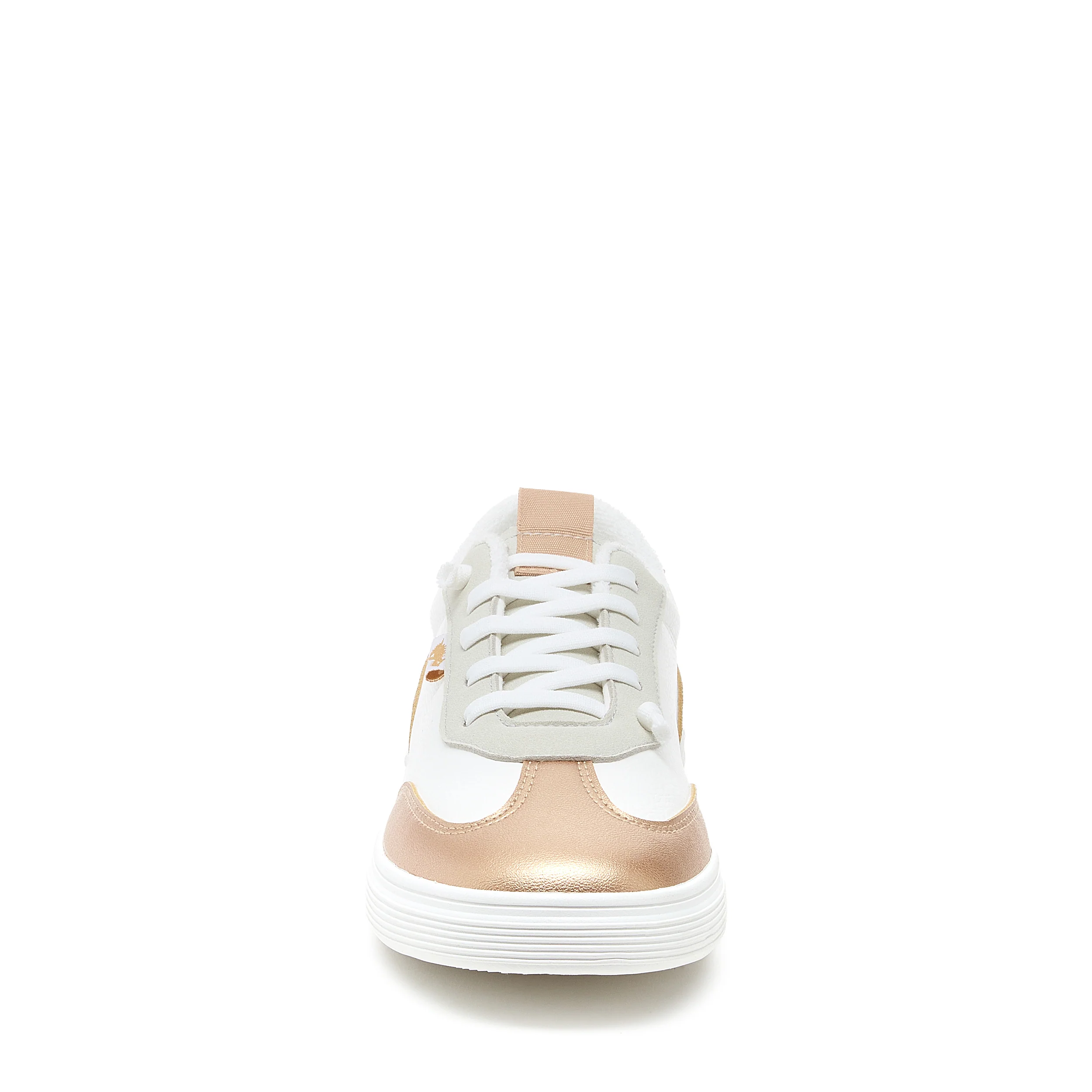 Zap Gold Colour Block Slip-On Trainers - Image 5